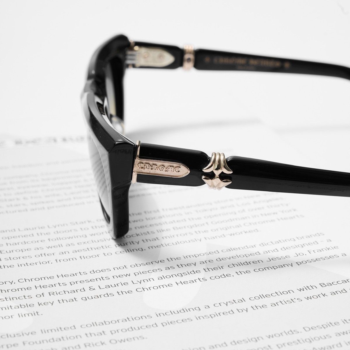 Chrome Hearts CHROME HEARTS CLITERALLY BLACK -18KGP SUNGLASSES Size ONE SIZE - 3 Thumbnail