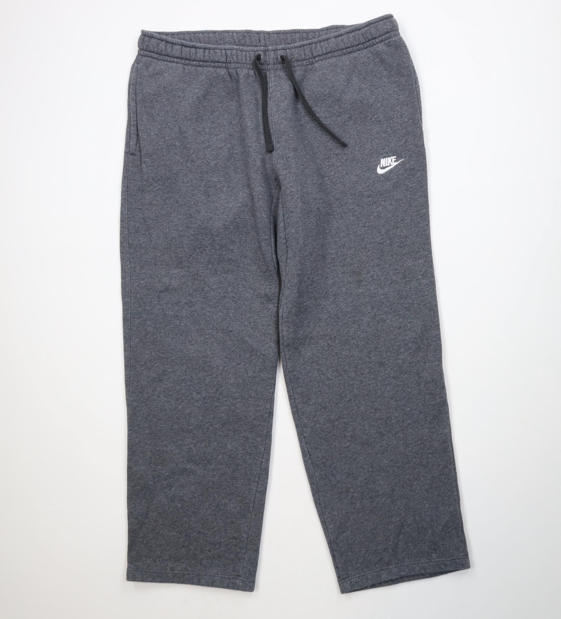 Nike Vintage Y2K Nike Swoosh Wide Leg Sweatpants Heather Gray Size US 38 / EU 54 - 1 Thumbnail