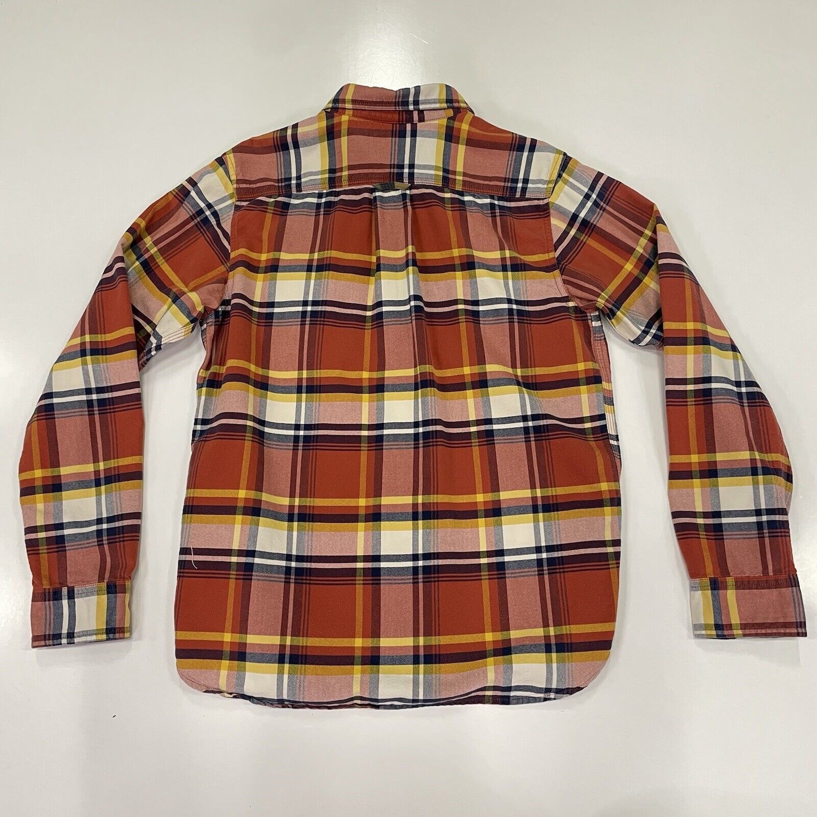 The North Face The North Face Men Flannel Checks Orange Blue Plaid Casual M Size US M / EU 48-50 / 2 - 7 Thumbnail