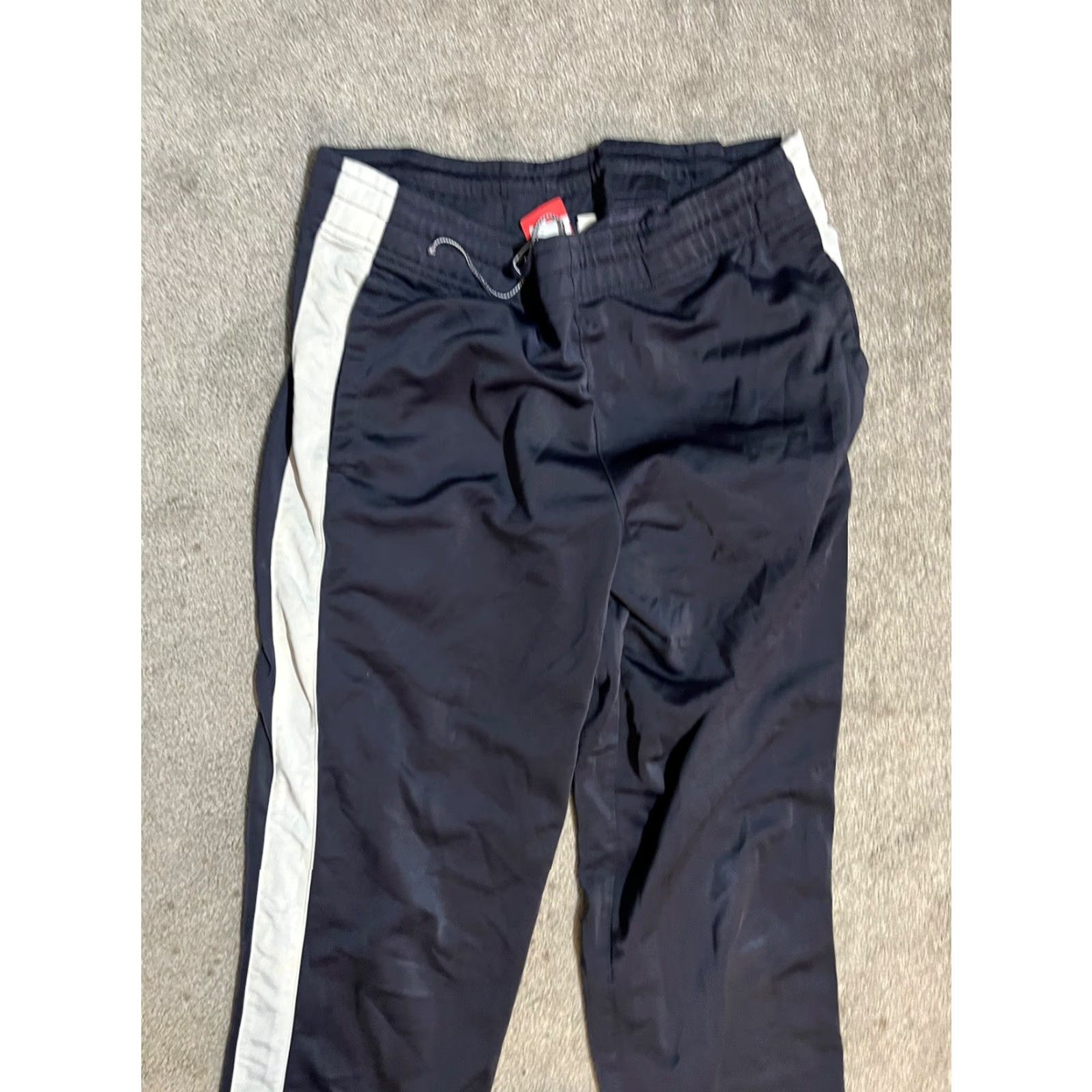 Puma PUMA Sport Sweatpants Navy Blue M Athletic Regular Men Pants Drawstring Elastic Waist Pockets Comfortable Everyday Activewear Size US 31 - 2 Thumbnail
