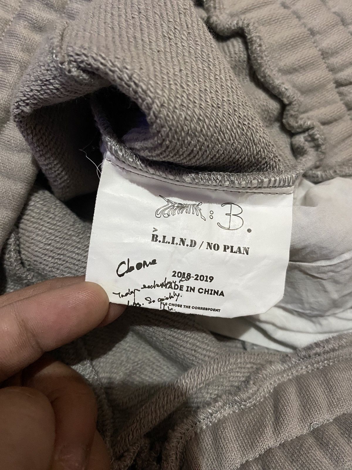 Other Blind No Plan Bondage wide sweat jogger pants Size US 32 / EU 48 - 4 Thumbnail