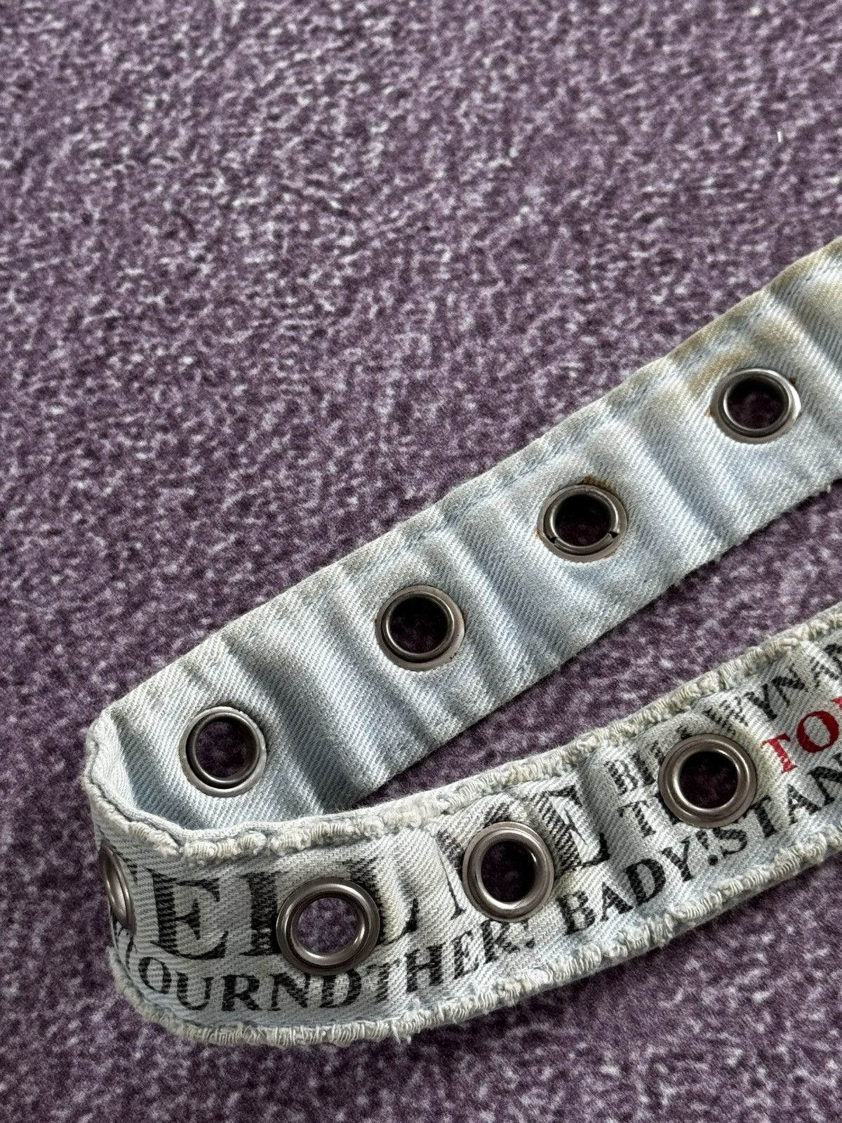 Japanese Brand Y2K Japanese Style Distressed Archive Belt Size ONE SIZE - 7 Thumbnail