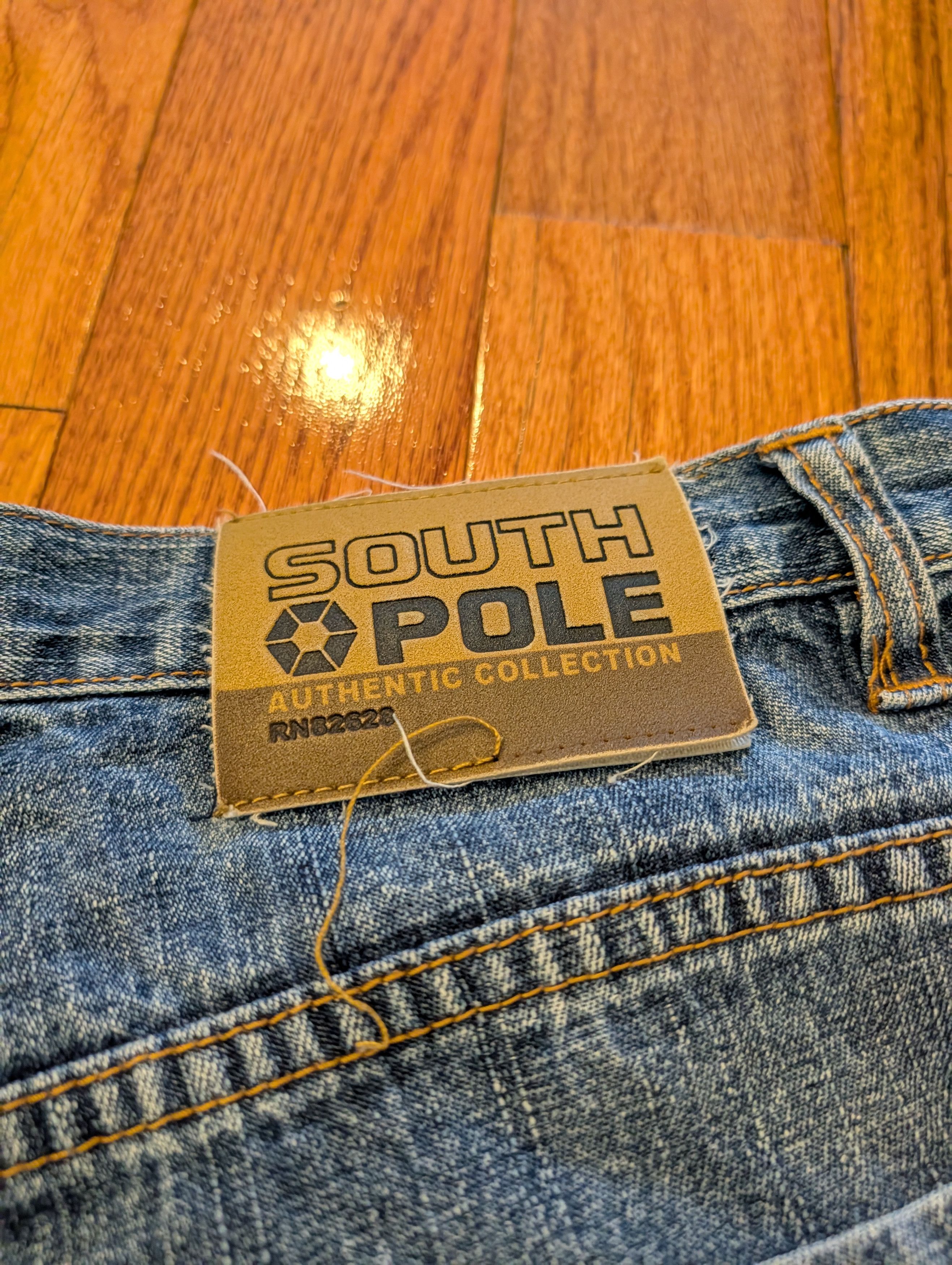 Southpole Vintage Y2K South Pole 38 Blue Baggy Cargo Denim Shorts Size US 38 / EU 54 - 2 Thumbnail