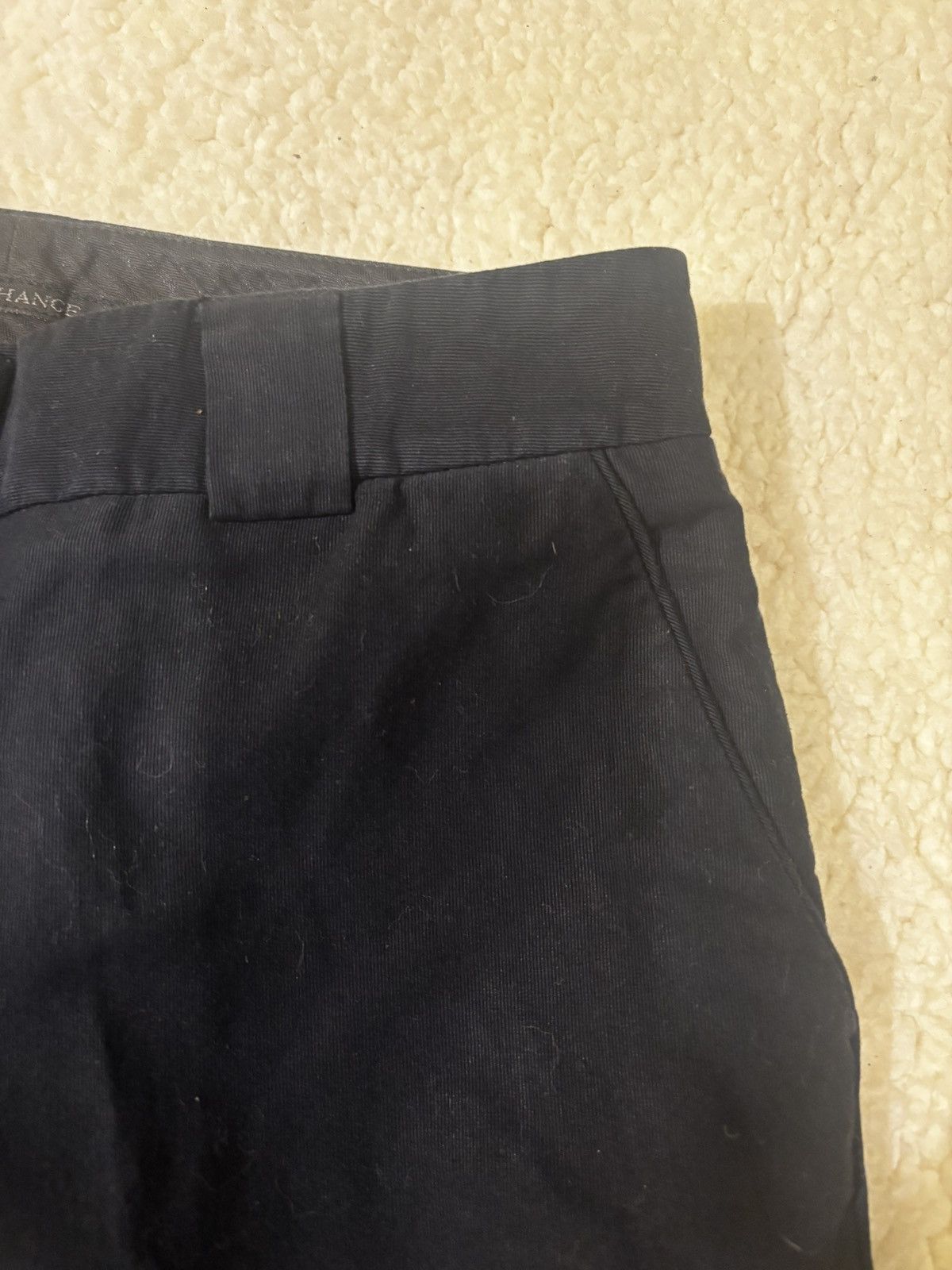Armani Exchange A/X dark navy wide leg trousers0522 Size 26" / US 2 / IT 38 - 6 Thumbnail