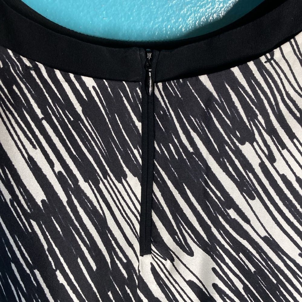 Sportmax Max Mara Sportmax Women’s Size 10 Black White Scribble Print Size L / US 10 / IT 46 - 11 Thumbnail