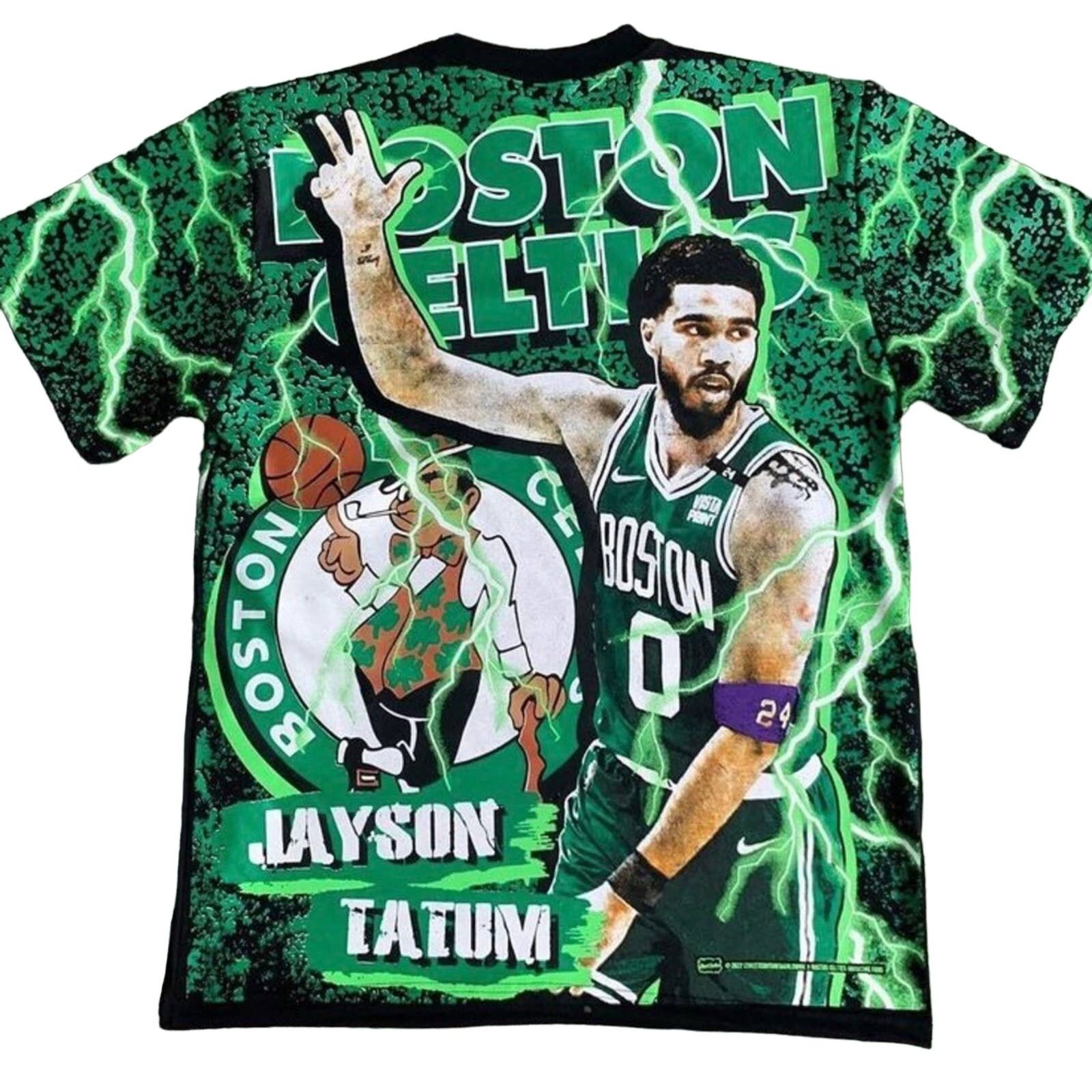 NBA NWT ALL OVER PRINT JAYSON TATUM AOP SIZE XXL CUT & SEW RARE Size US XXL / EU 58 / 5 - 2 Thumbnail