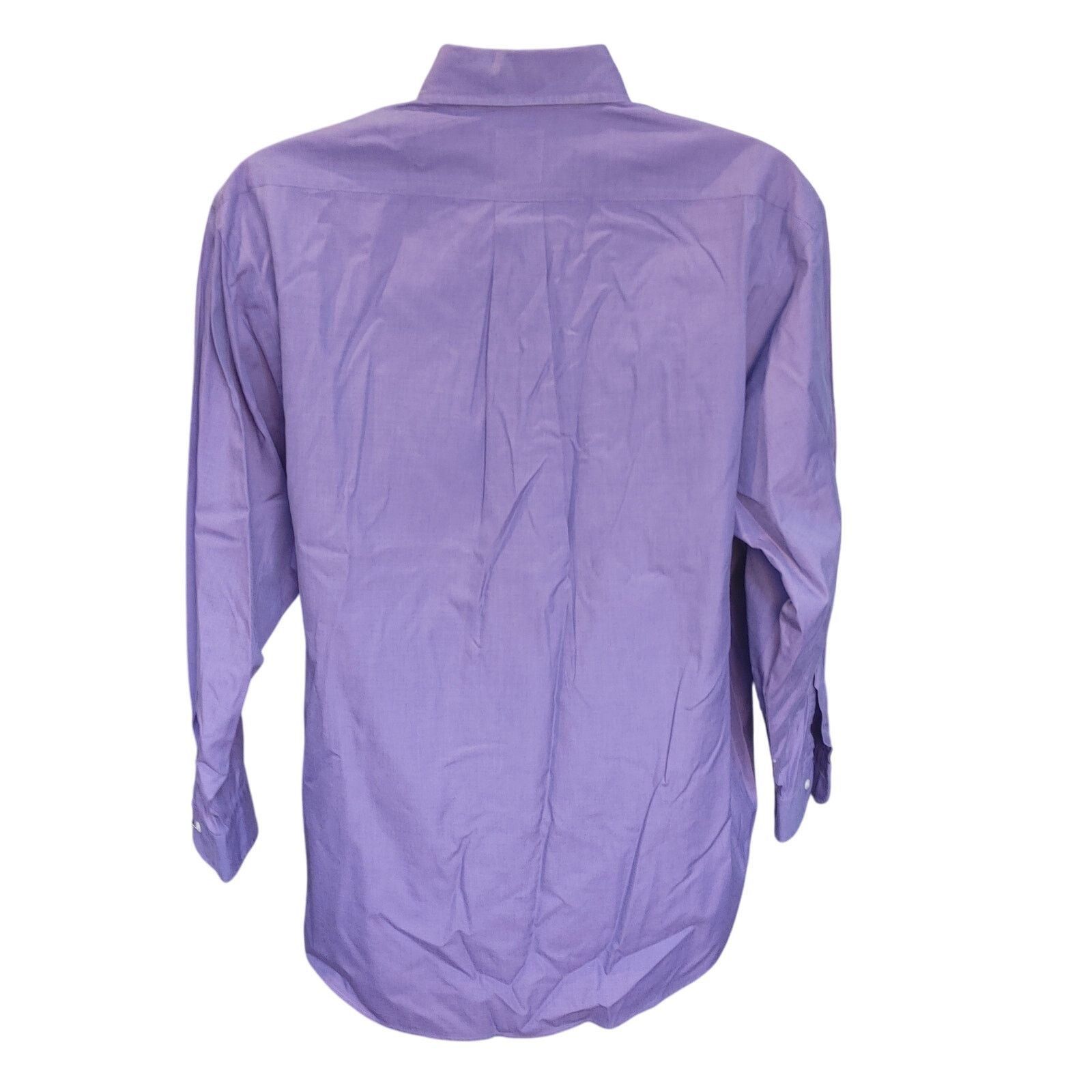 Brooks Brothers Brooks Brothers Men's 17.5-4 Purple Long Sleeve Dress Shirt Size US L / EU 52-54 / 3 - 2 Thumbnail