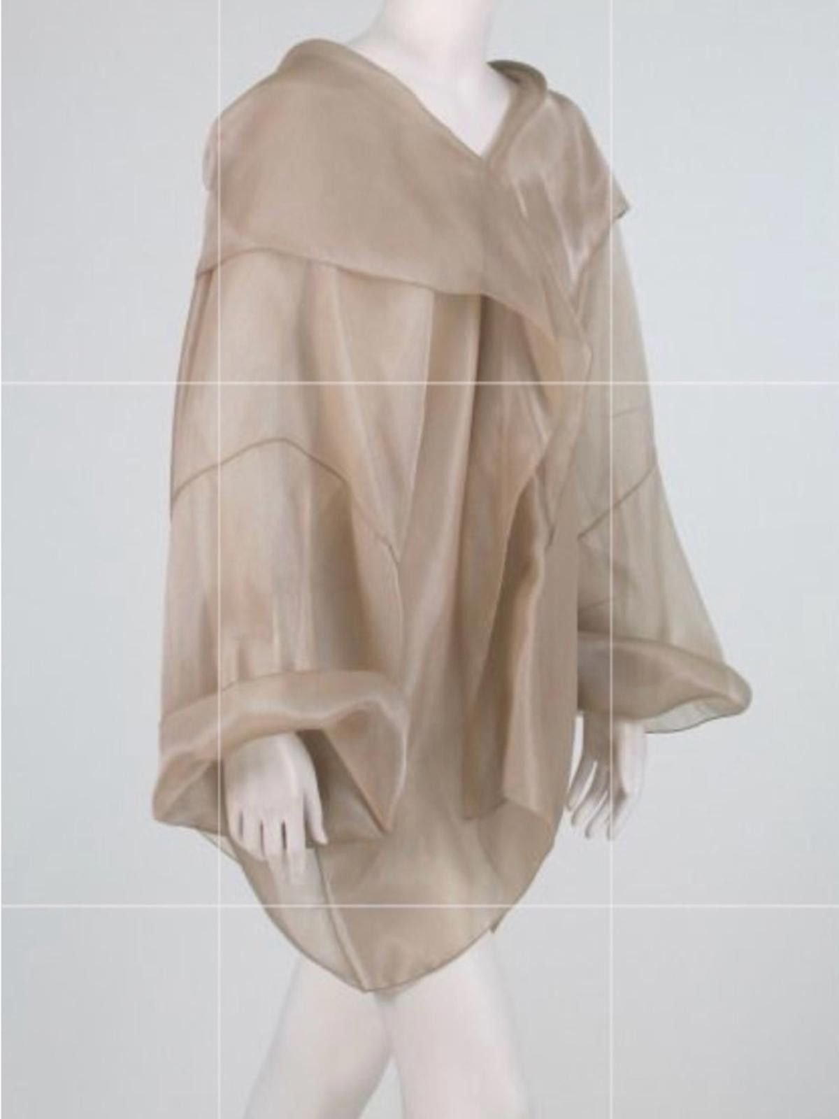 Other Zoran Minimalist Structured Art to Wear Hooded Cardigan Top Size ONE SIZE - 1 Thumbnail