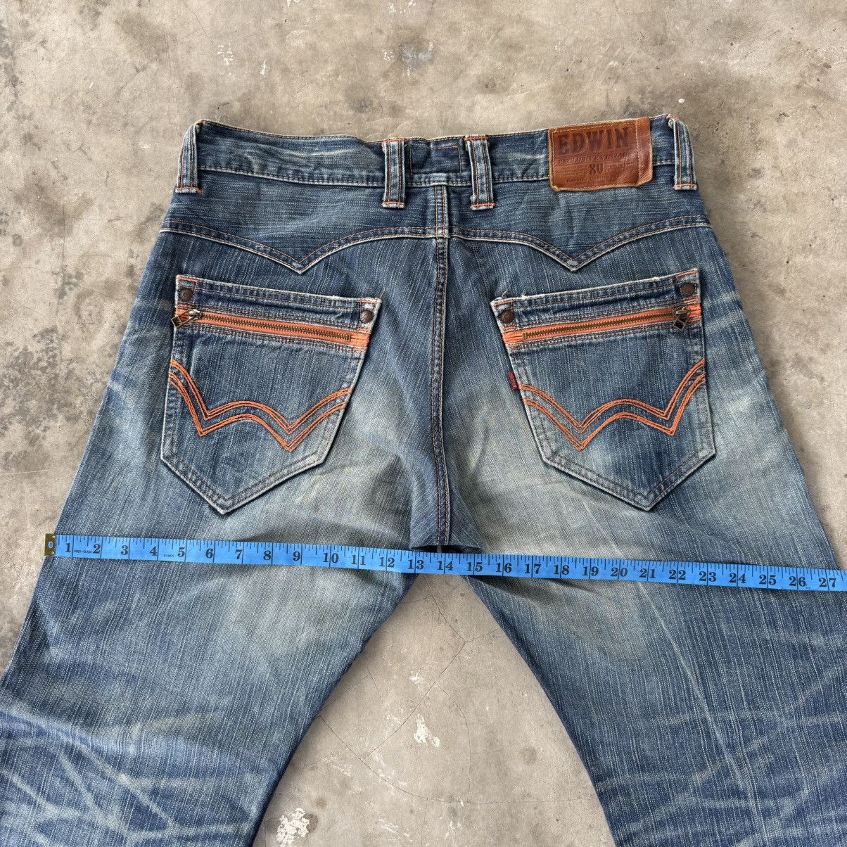 Edwin W38 Vintage Edwin Faded Ripped Denim Jean Pants Size US 38 / EU 54 - 11 Thumbnail