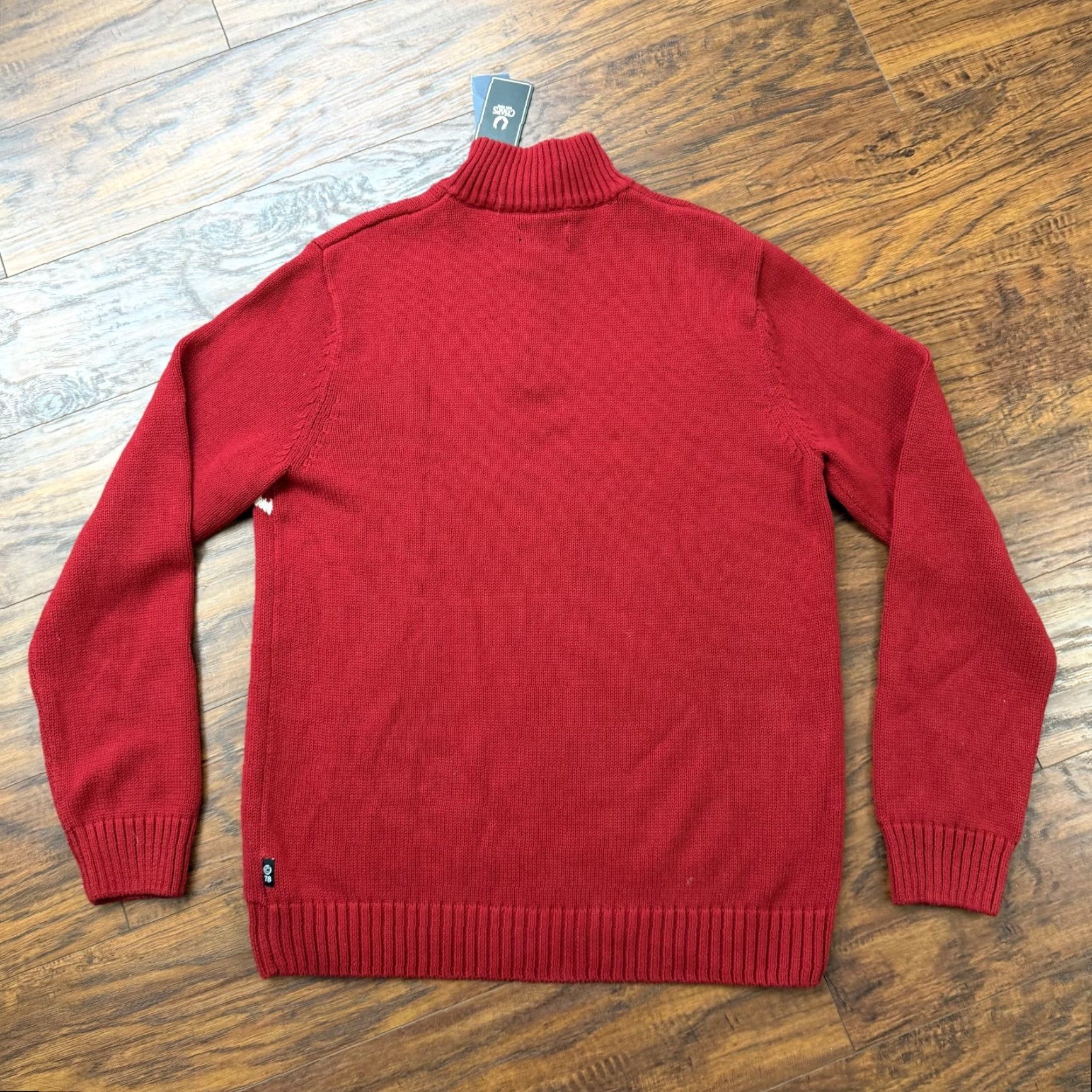 Chaps Chaps Ralph Lauren Sweater Mens M Red Nordic 1/4 Zip Knit Winter Classic Size US M / EU 48-50 / 2 - 7 Thumbnail