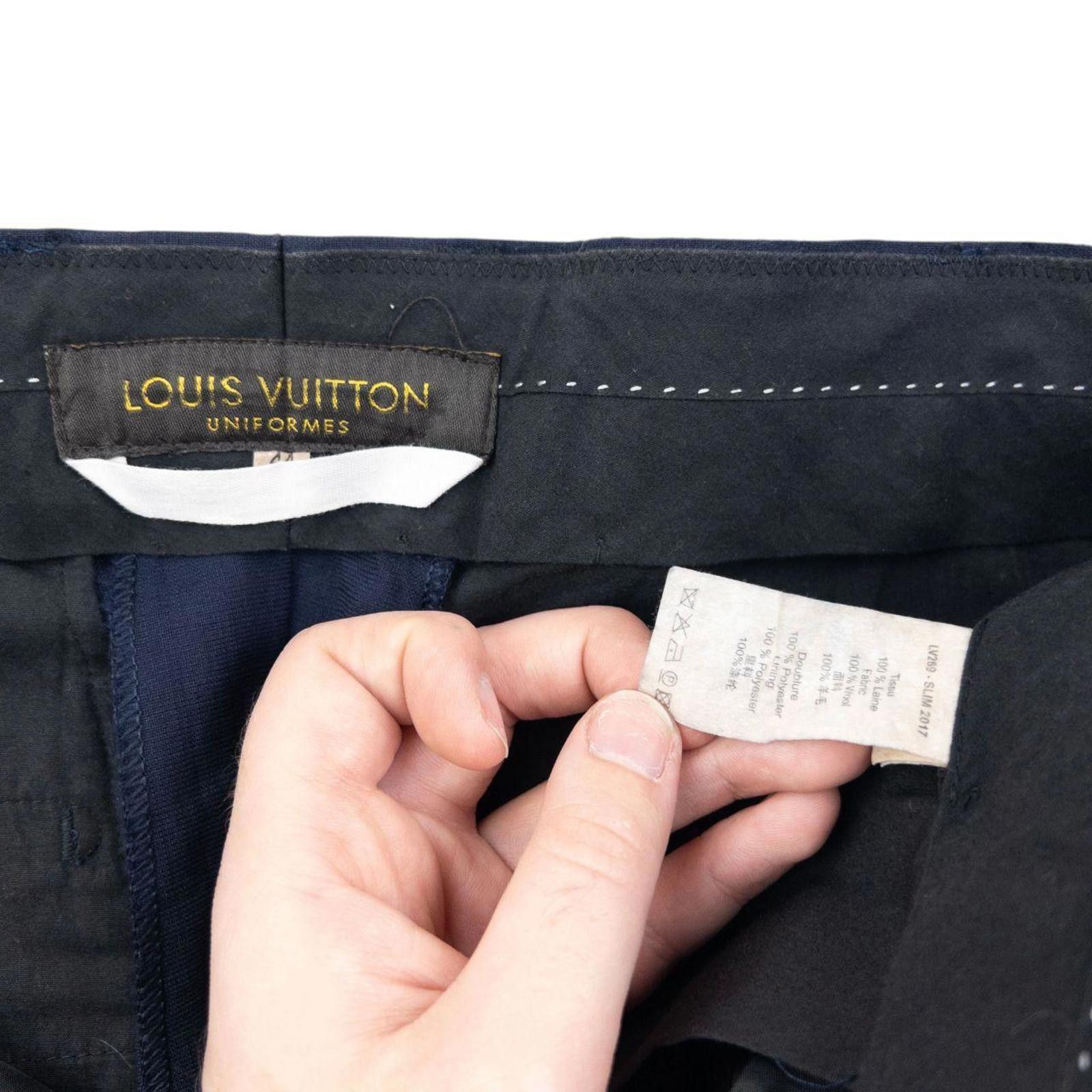 Louis Vuitton Vintage 2000s Louis Vuitton Uniform Trousers Size W29 Size US 29 - 6 Thumbnail