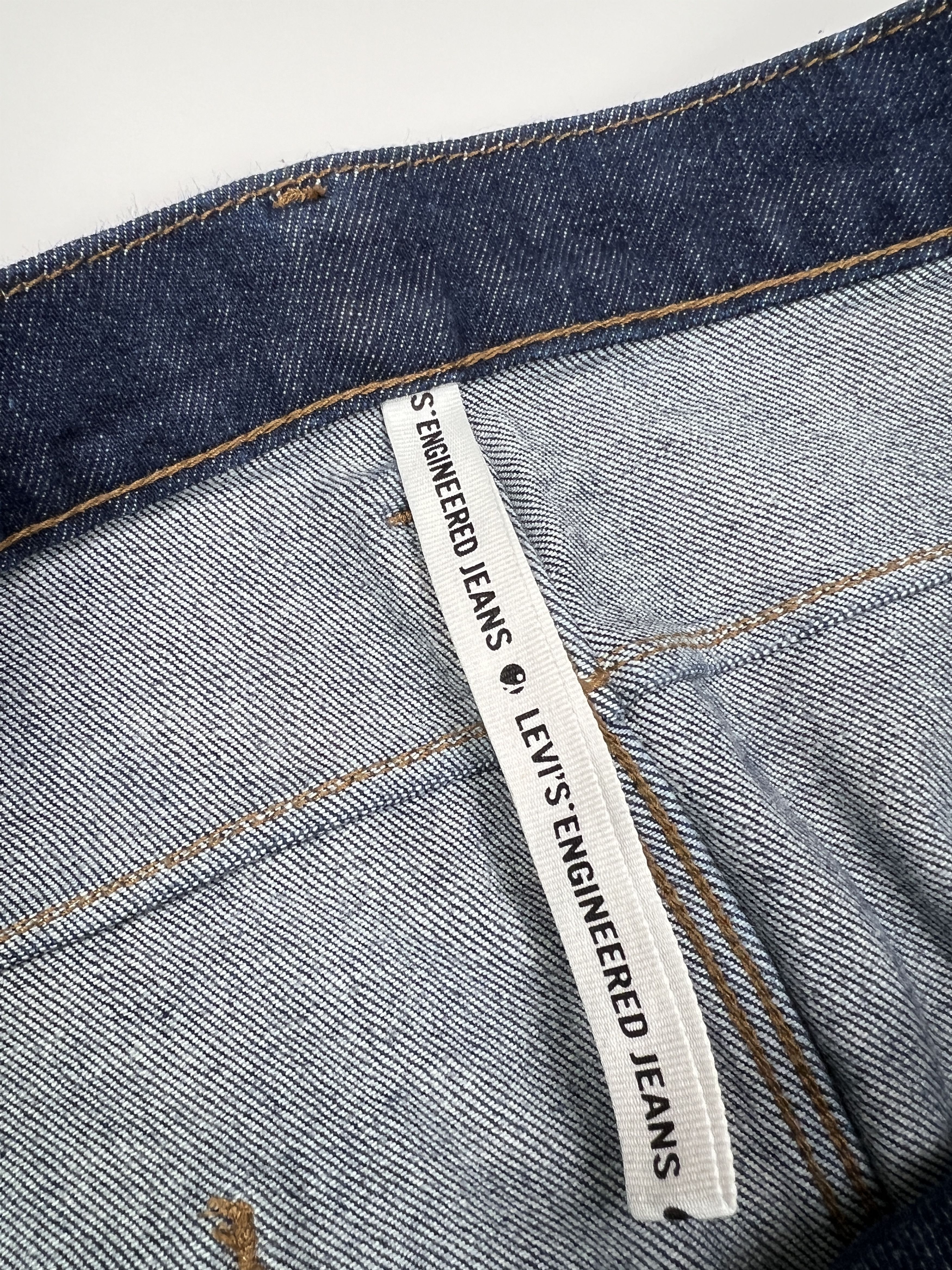 Rare Levi's Engineering Blue Denim Jeans LEJ 502