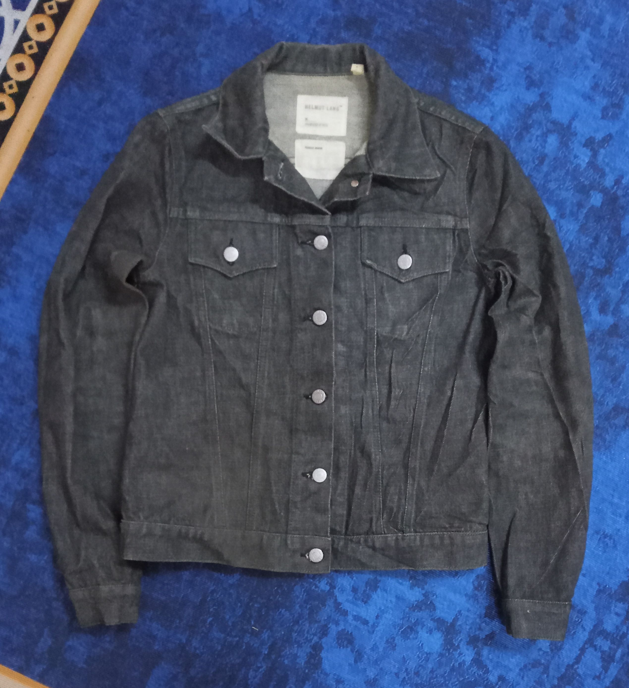 Helmut Lang Helmut Lang Vintage Dark Gray Denim Jacket Size US M / EU 48-50 / 2 - 1 Thumbnail