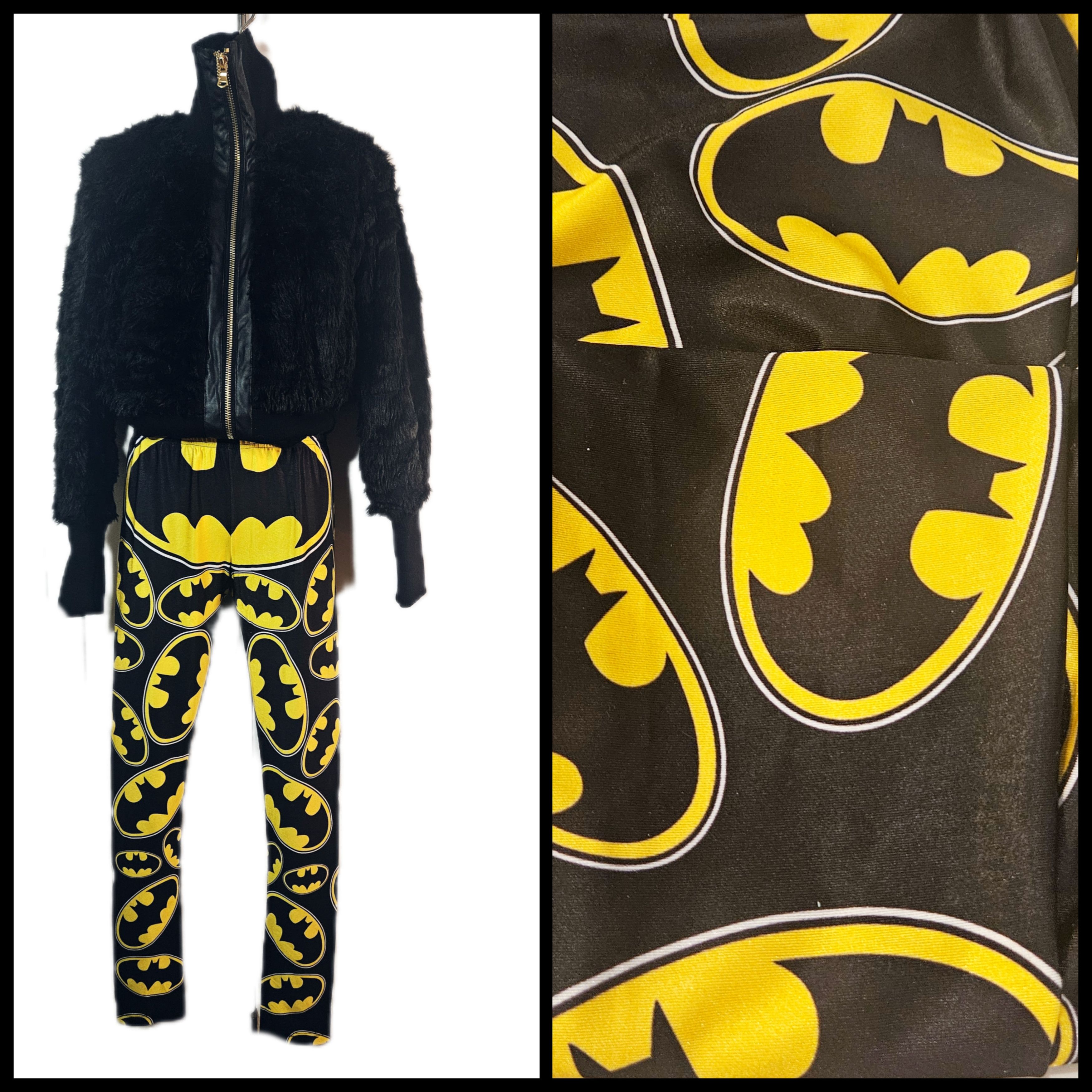 Other VINTAGE BATMAN LEGGINGS BRIGHT Size 26" / US 2 / IT 38 - 1 Thumbnail