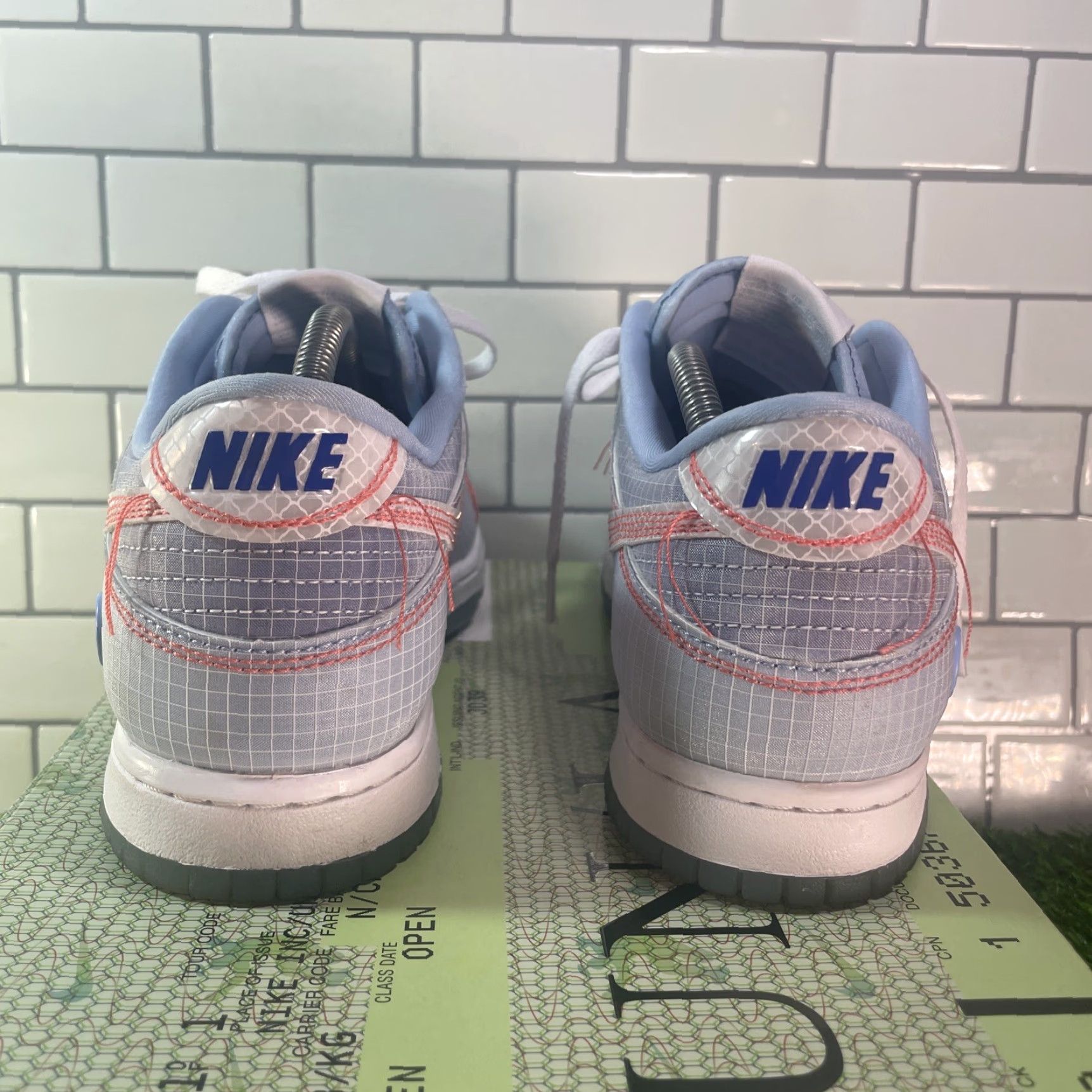 Nike Nike Dunk Low x Union LA Passport Pack Argon - 8.5M / 10W Men Sneakers Size US 9 / EU 42 - 6 Thumbnail
