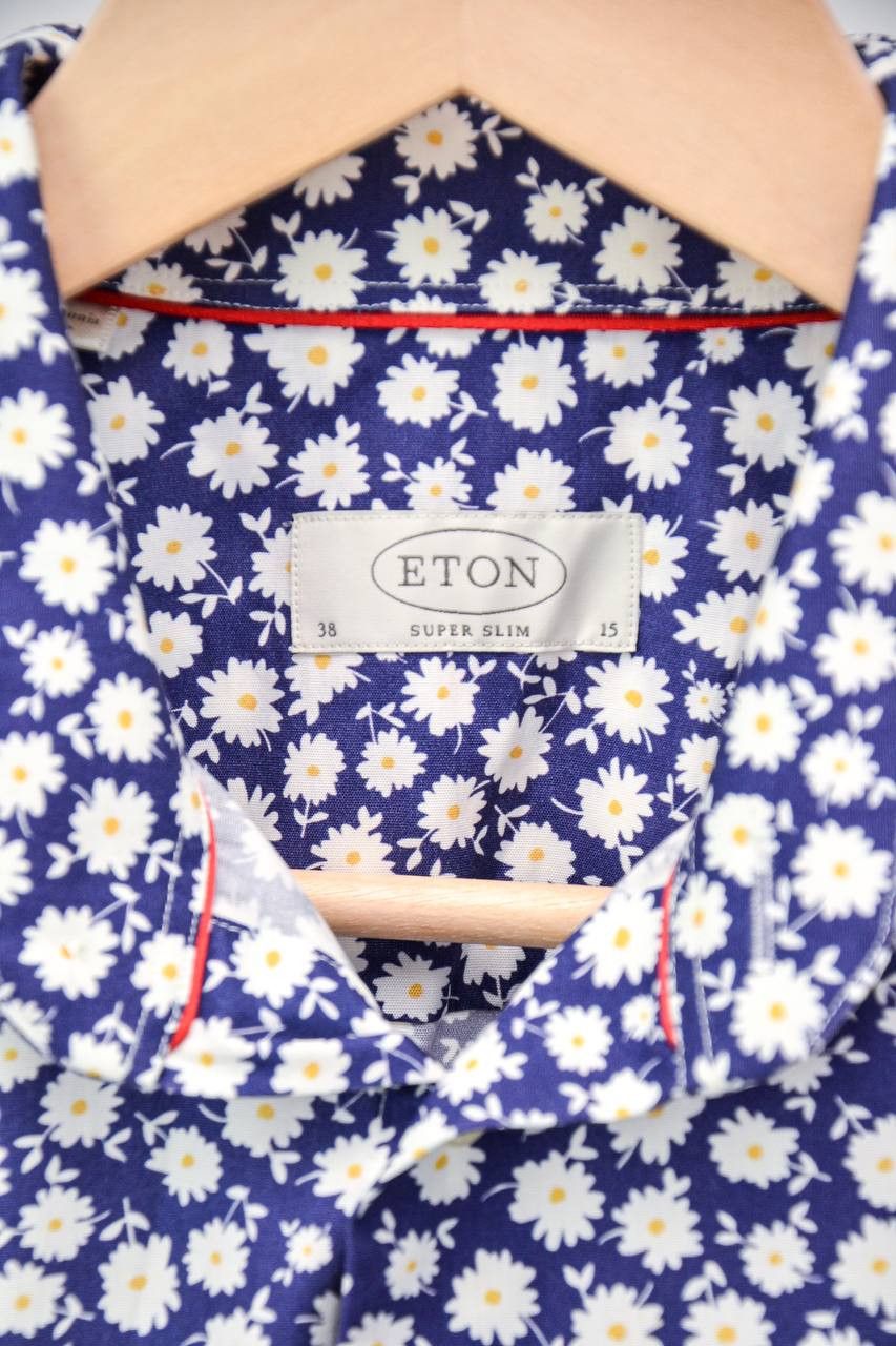 Eton ETON Shirt with a pattern of flowers Size US S / EU 44-46 / 1 - 3 Thumbnail