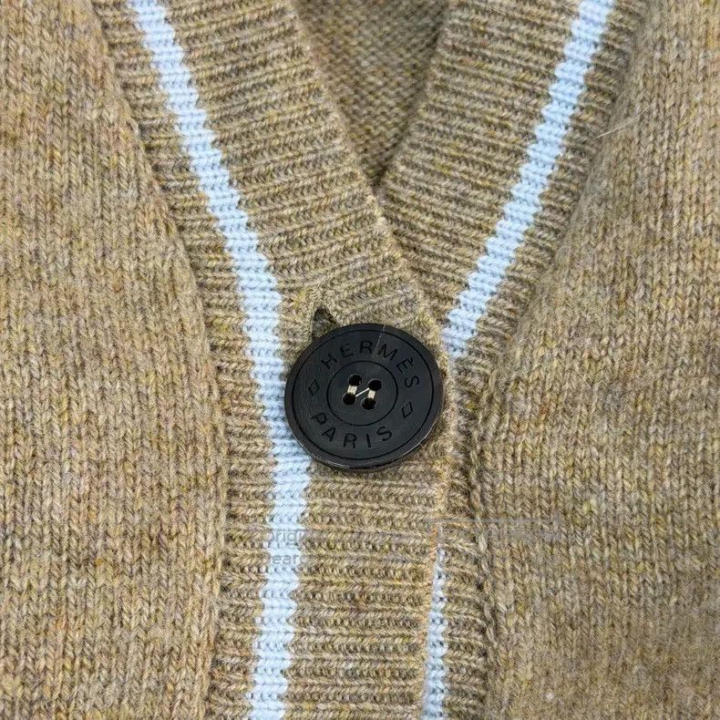 Hermes Hermes Khaki Cashmere Long Cardigan Size XS / US 0-2 / IT 36-38 - 7 Thumbnail