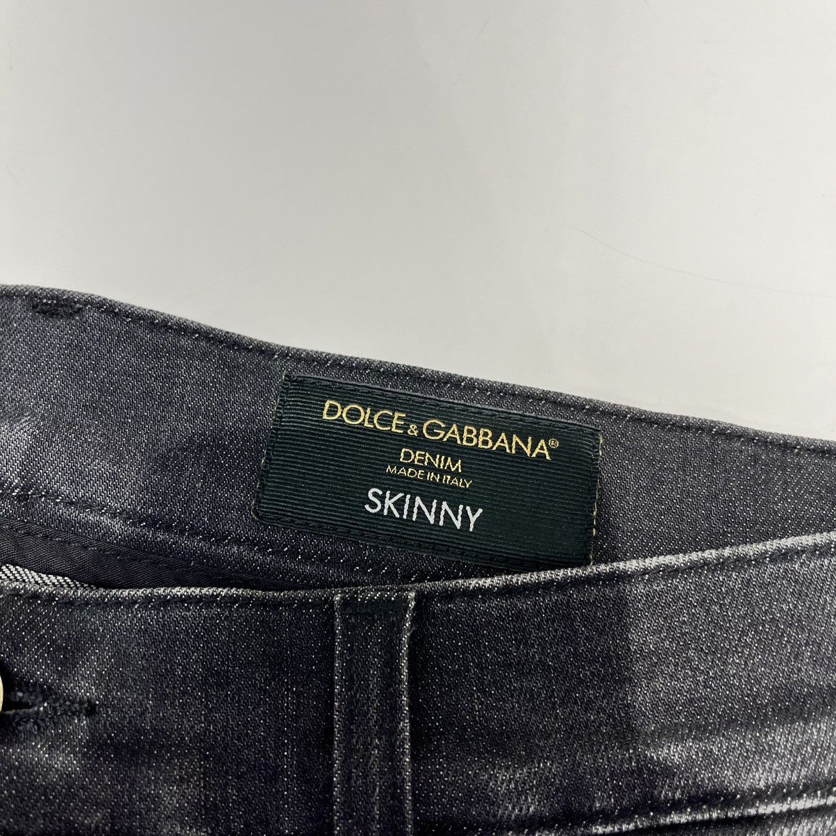 Dolce & Gabbana Dolce & Gabbana Skinny Denim Jeans Black Size US 32 / EU 48 - 4 Thumbnail