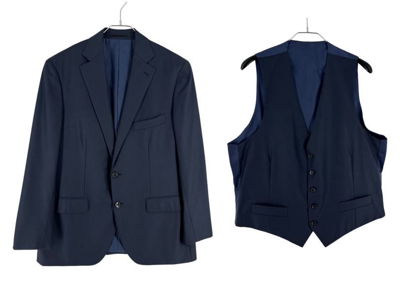 Suitsupply Lazio Wool Formal Blazer Waistcoat Suit EU:27; UK/US:44S Size 44S - 1 Thumbnail