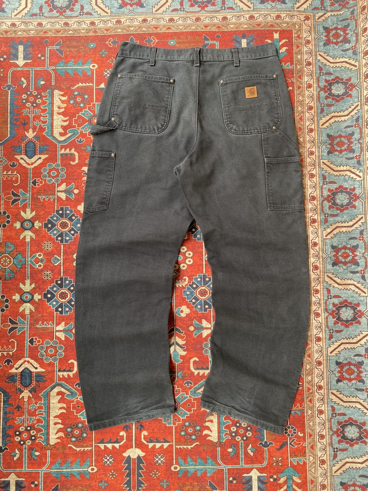 Carhartt SOLD OUT CarharttCarpenterDouble knee Pants B136 BLK 36 x 32 Size US 36 / EU 52 - 3 Thumbnail