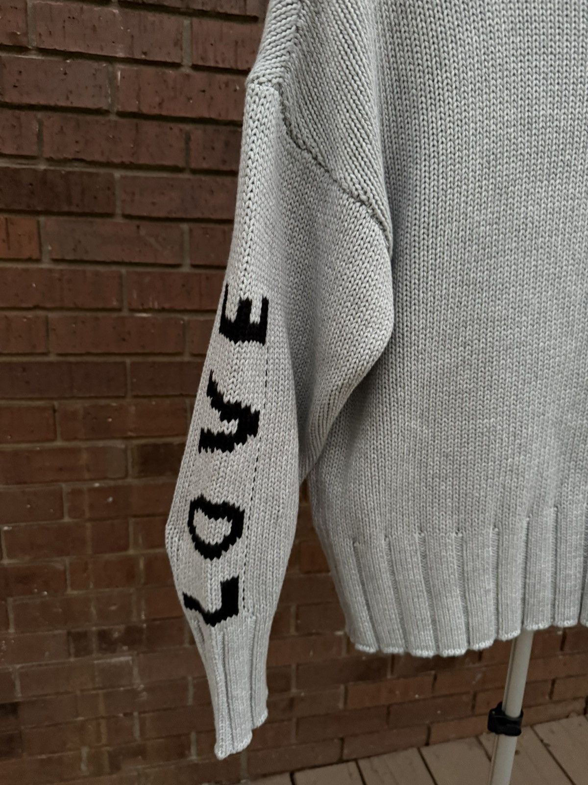 ELAN Elan Boye Sweater Grey Free Love Sleeves Womens Size Medium Size M / US 6-8 / IT 42-44 - 7 Thumbnail
