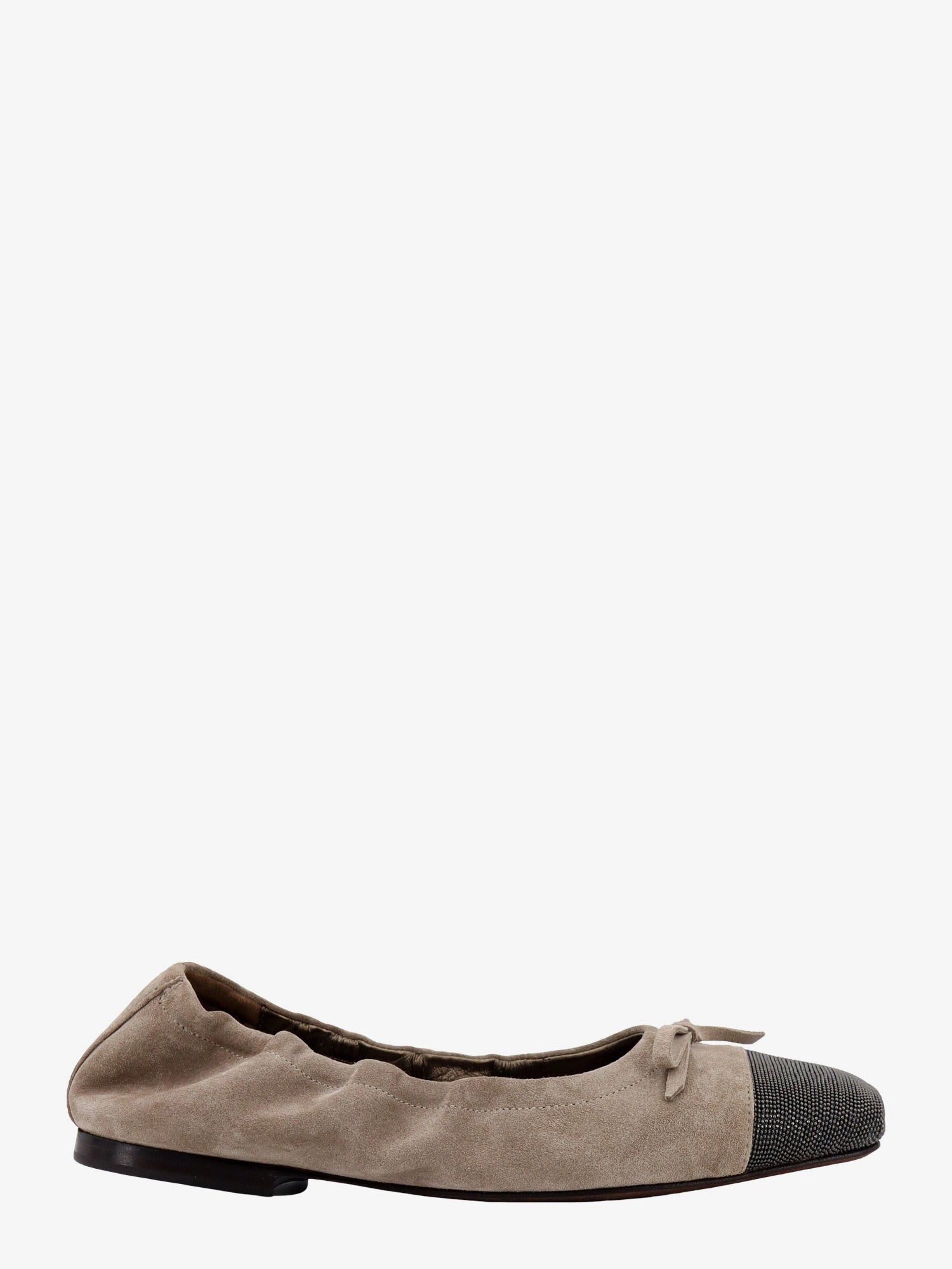 image of Brunello Cucinelli Ballerinas Woman Beige Ballerinas Shoes, Women's (Size 6)
