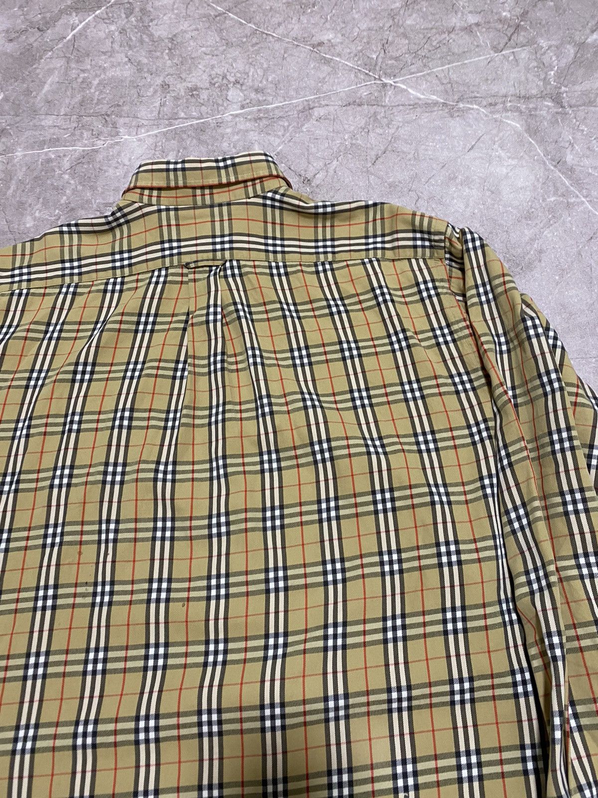 Vintage 90s Burberrys of London Button Nova Check Shirt Y2K