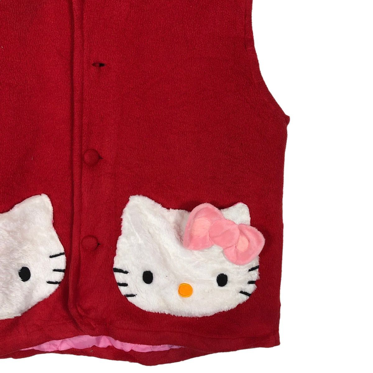 Cartoon Network 🔥90’s Vintage Vest Hello Kitty Big Logo Tokyo Japan Size US M / EU 48-50 / 2 - 4 Thumbnail