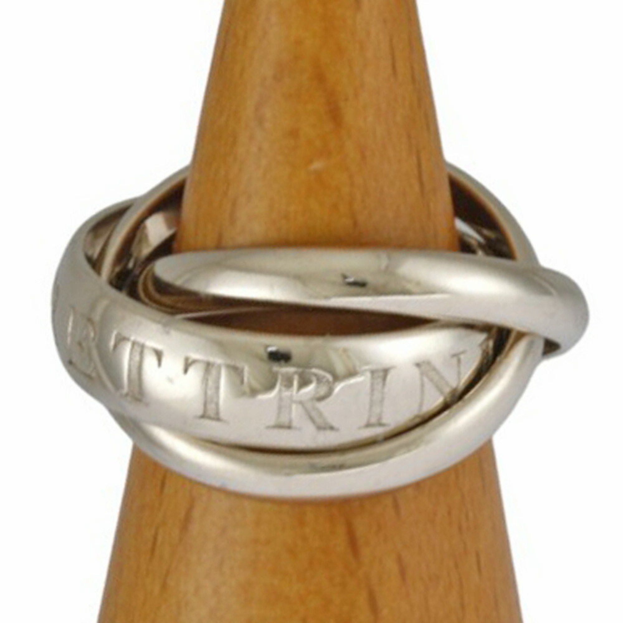 image of Cartier Trinity 3-Row Ring, Size 8.5, 18K Gold, Women's, Cartier, Limited Edition