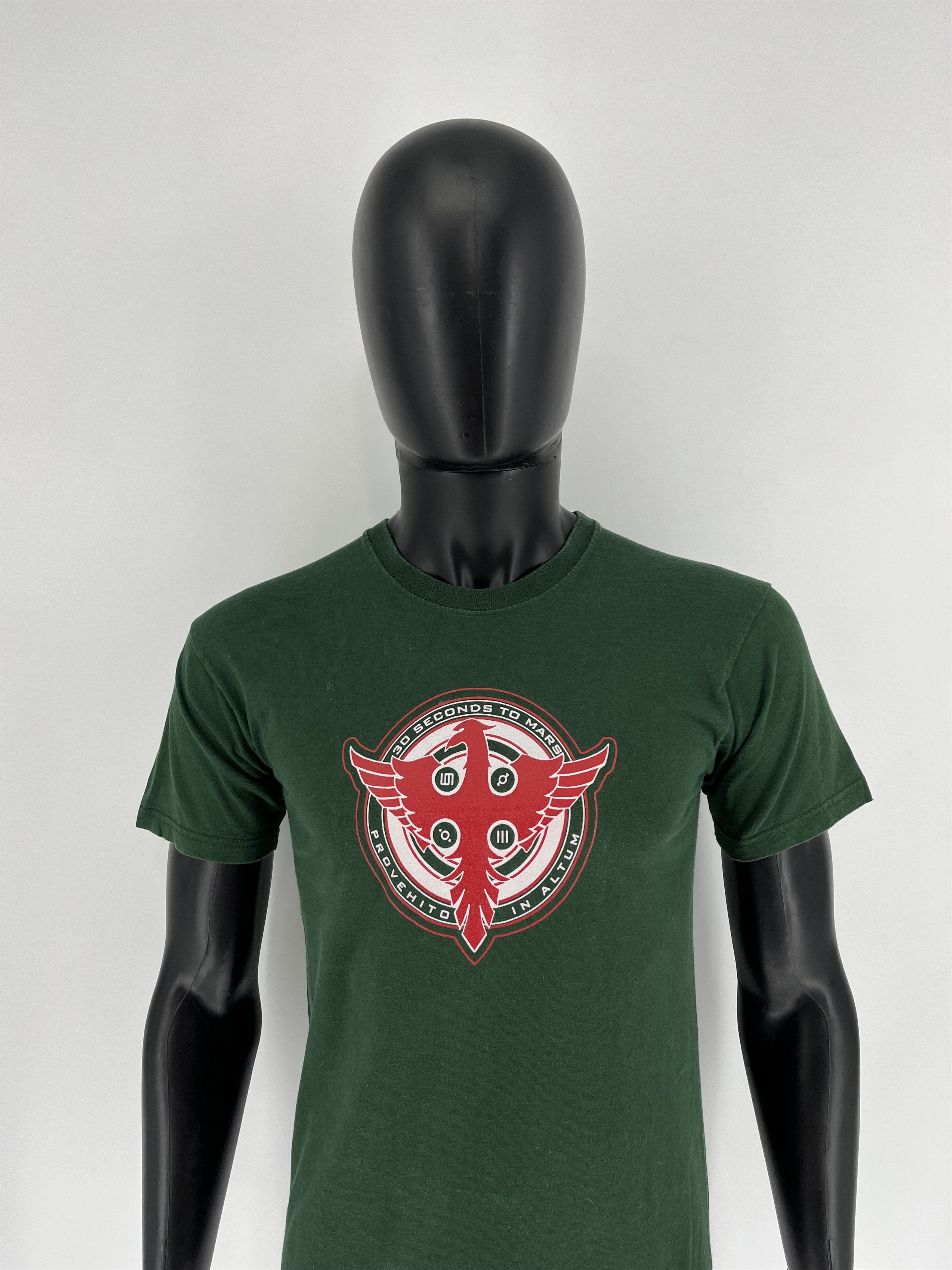 Band Tees Vintage Y2K 30 SECONDS TO MARS Tour T-Shirt 2010 Size US S / EU 44-46 / 1 - 1 Thumbnail