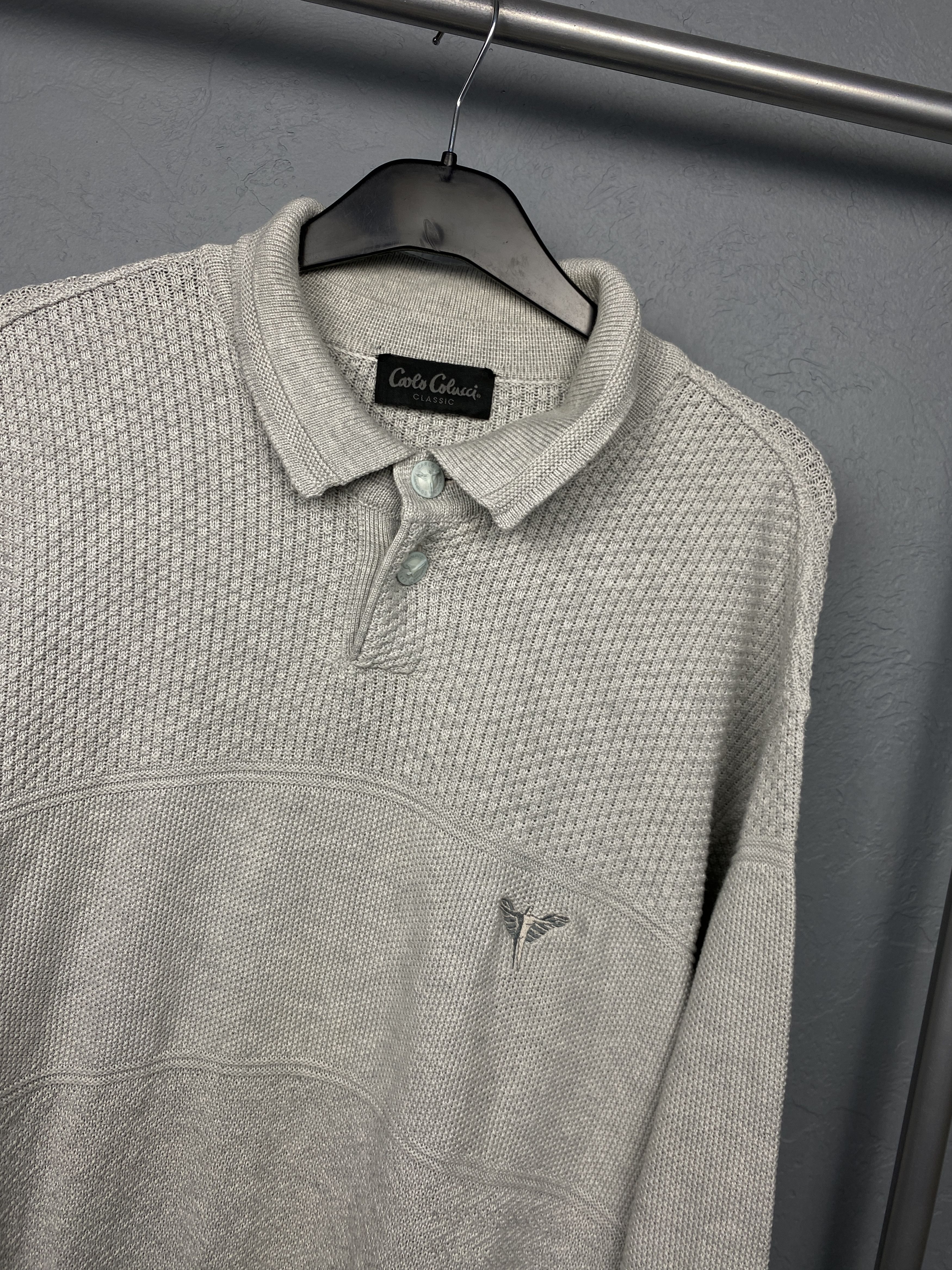 Carlo Colucci Carlo Colucci Vintage Mens Knit Sweater Size US L / EU 52-54 / 3 - 2 Thumbnail