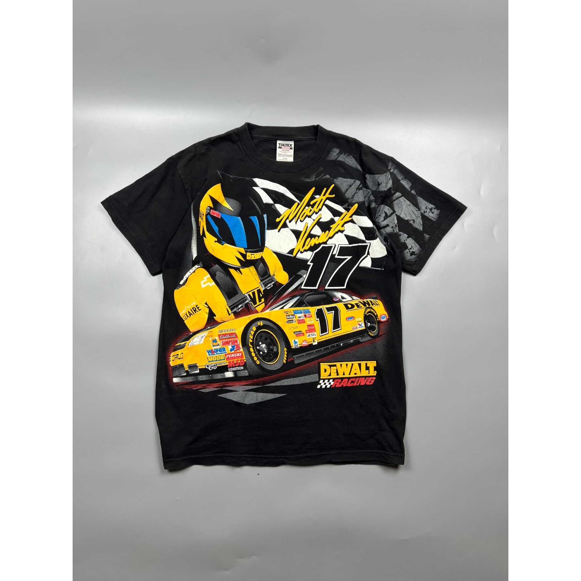 NASCAR 1999 Nascar Matt Kenseth Vintage T shirt (Y0876) Size US L / EU 52-54 / 3 - 1 Thumbnail