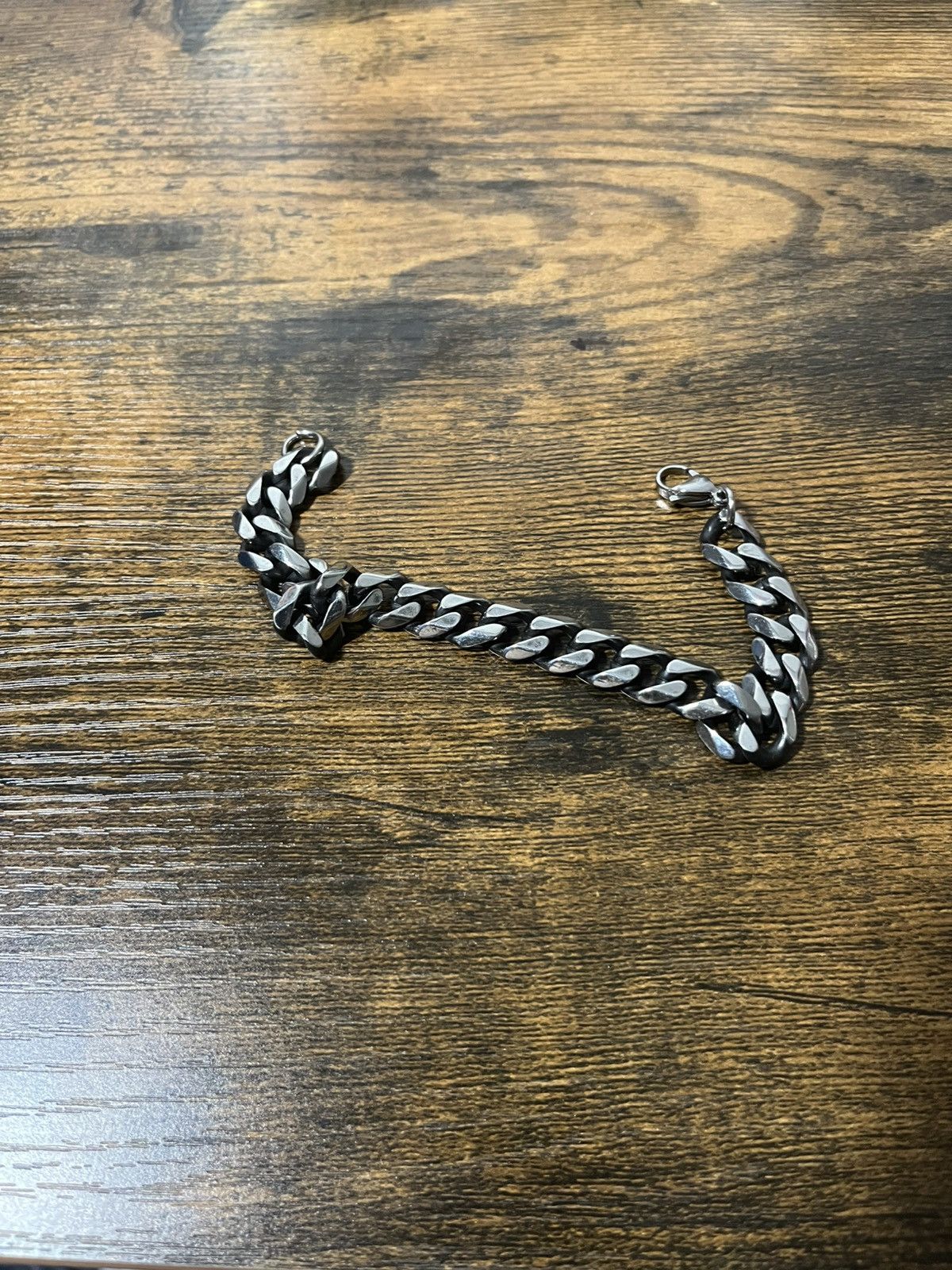 Other Silver cuban bracelet one size Size ONE SIZE - 1 Thumbnail