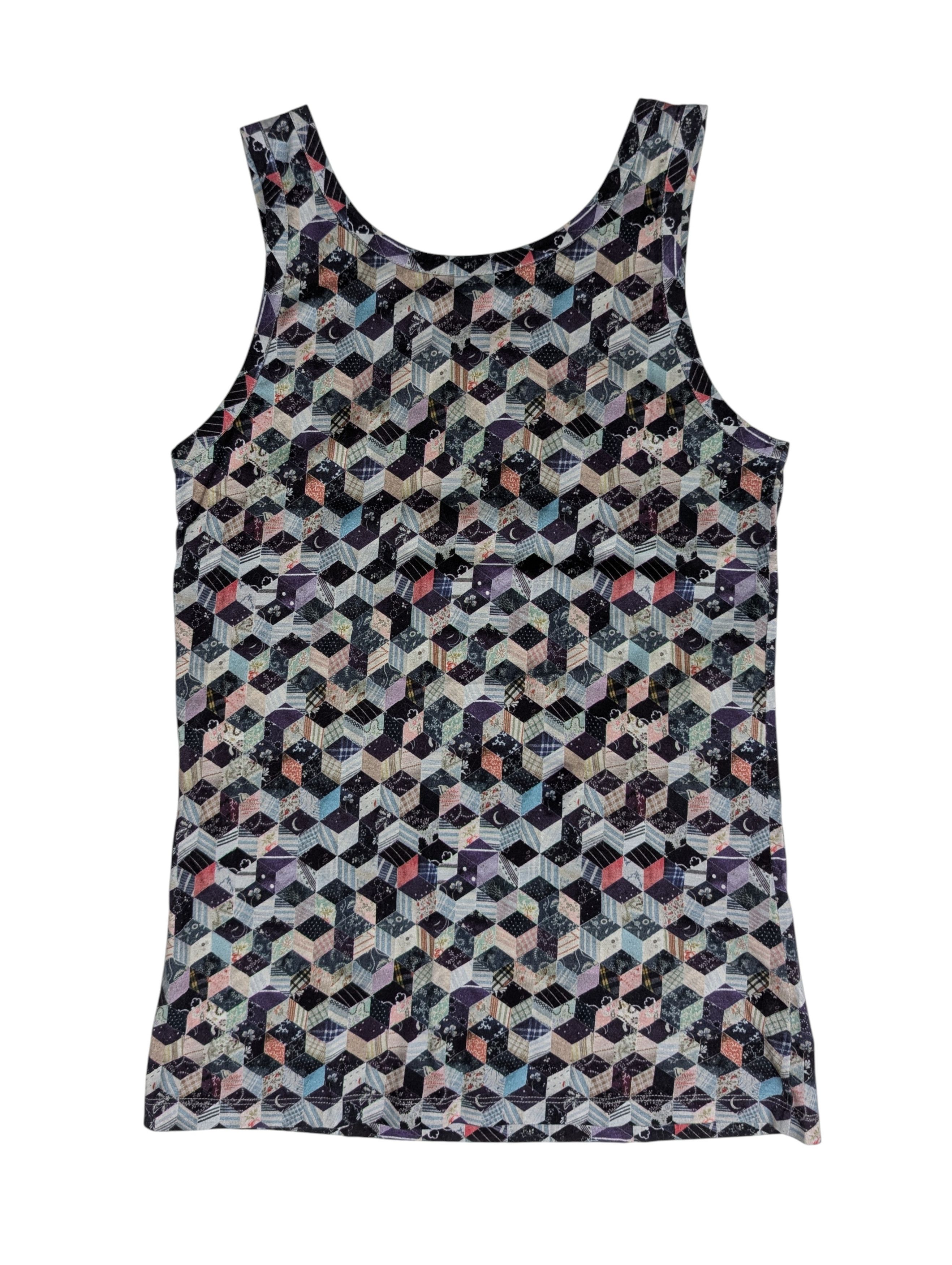 Alexander McQueen Alexander McQueen Multicolour Tank Top With Skull Pattern Size S / US 4 / IT 40 - 2 Thumbnail