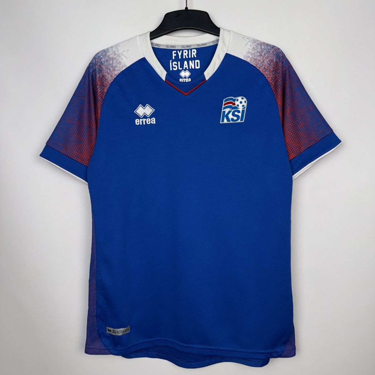 Errea ICELAND 2018 2019 HOME FOOTBALL SHIRT SOCCER JERSEY ERREA Size US M / EU 48-50 / 2 - 1 Thumbnail