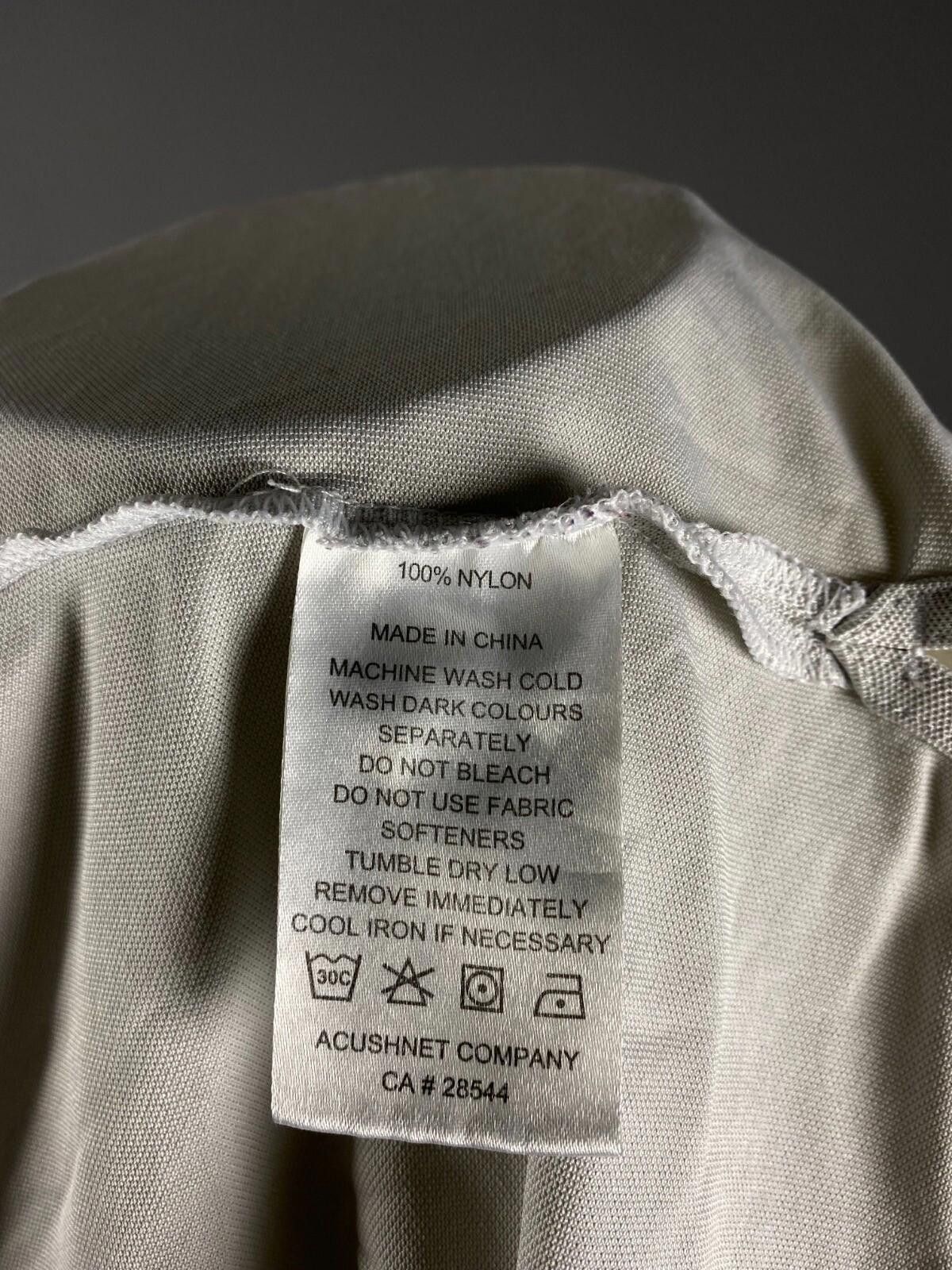 Fjallraven FJ Foot Joy Gray Nylon Sport Short Sleeve Polo Shirt Size M Size US M / EU 48-50 / 2 - 12 Thumbnail