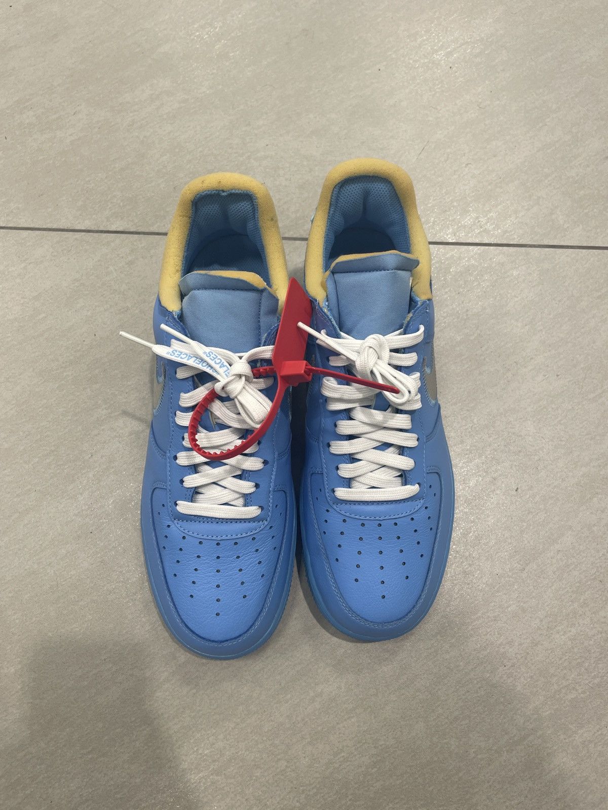 Nike × Off-White Nike Air Force 1 Low Off White MCA Blue Size US 9 / EU 42 - 3 Thumbnail