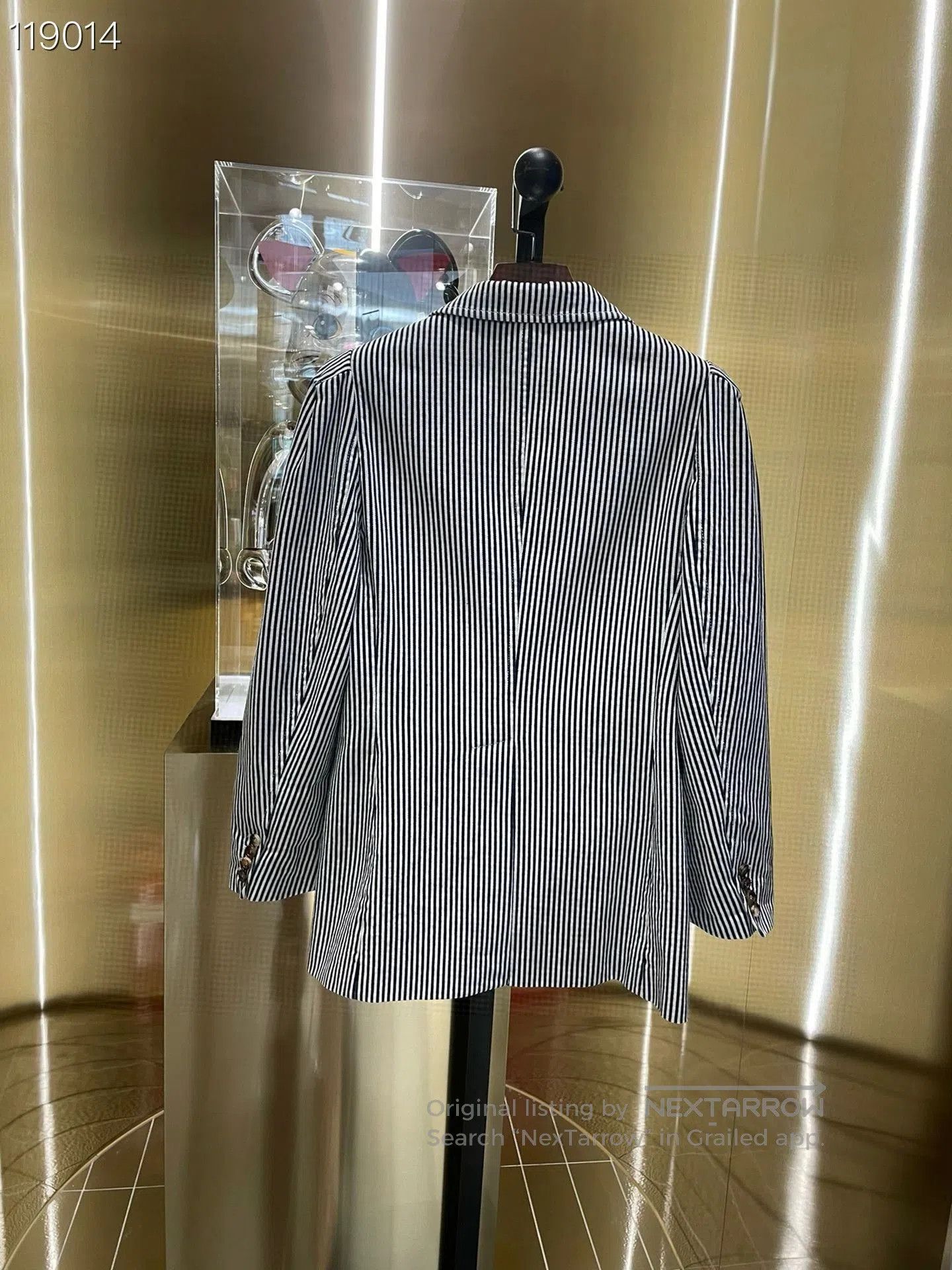 Miu Miu Miumiu Women's Striped Blazer. Size S / US 4 / IT 40 - 2 Thumbnail