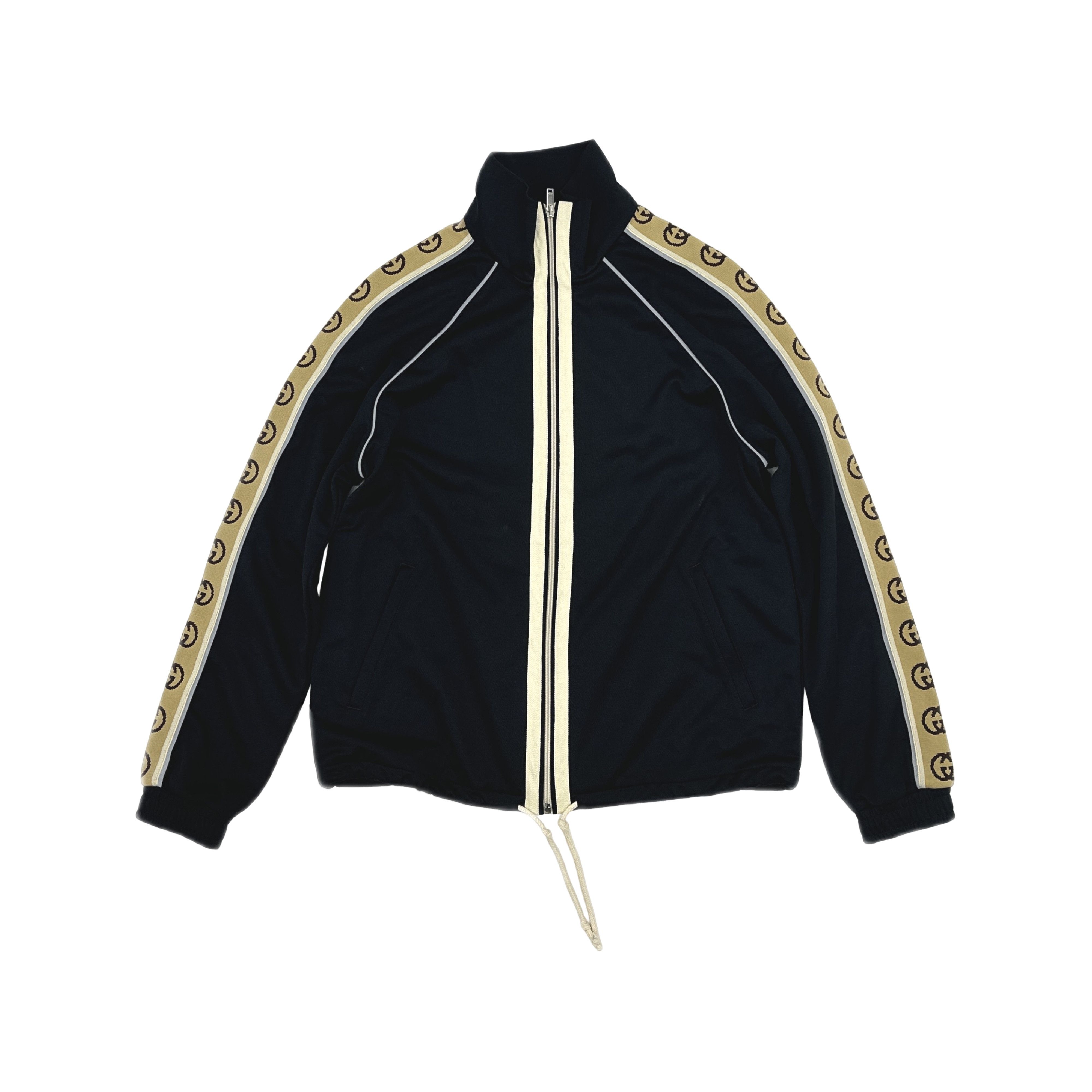 Gucci Gucci Logo Stripe Track Jacket Size S Size US S / EU 44-46 / 1 - 1 Thumbnail