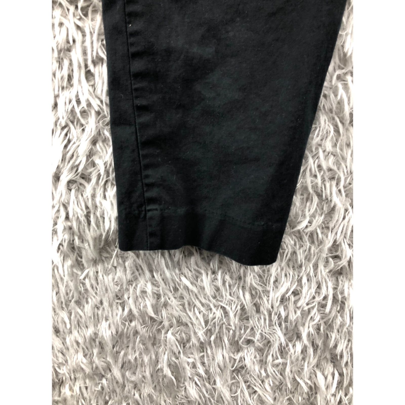 Vintage Dana Buchman Signature Capri Pants Size 4 Womens Mid Rise Hook Eye Black Knit Pant Capris Casual Formal Size 27" / US 4 / IT 40 - 7 Thumbnail
