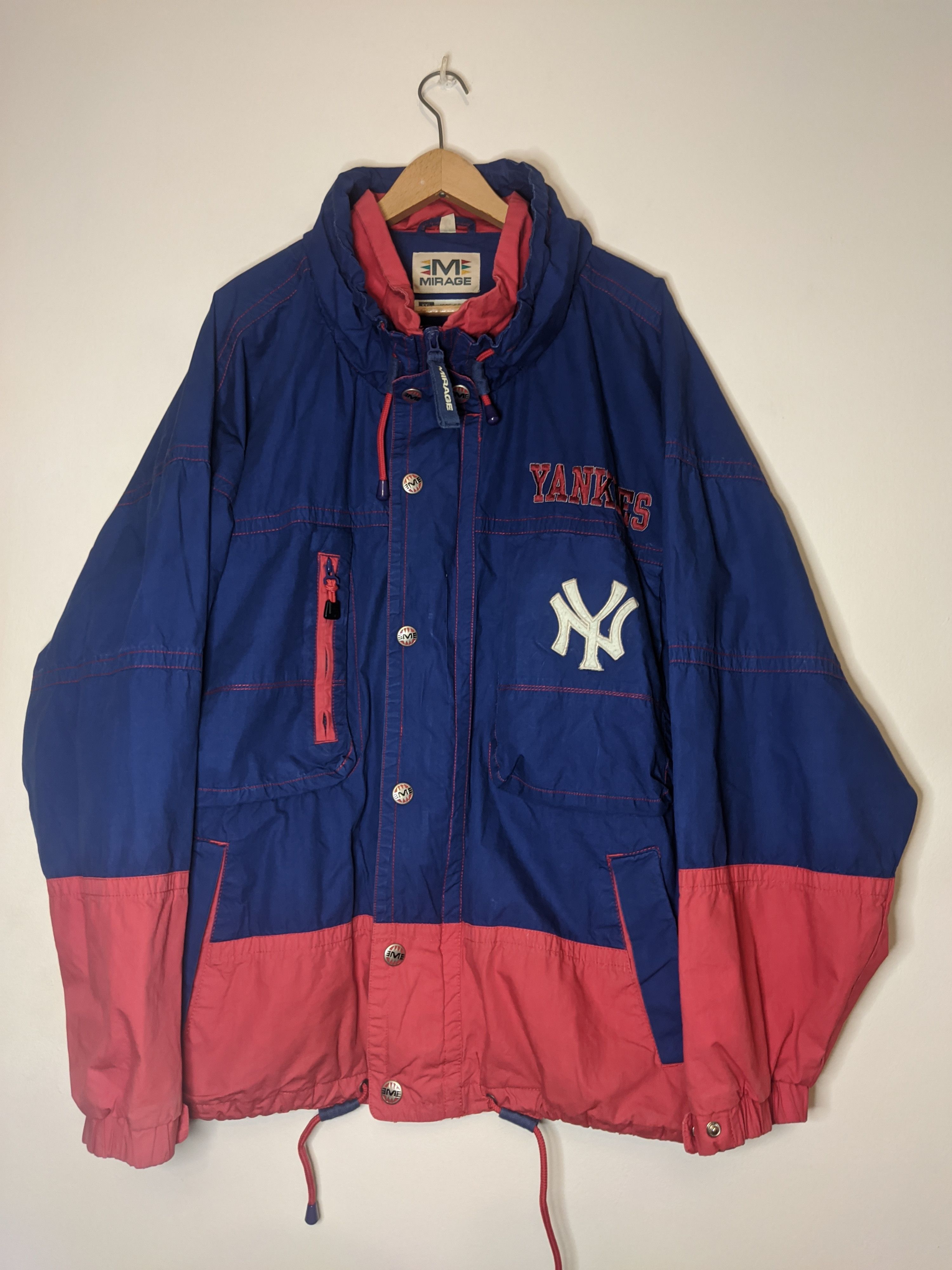 Mirage × New York Yankees × Vintage New York Yankees 90' Vintage Jacket Size US XXL / EU 58 / 5 - 1 Thumbnail