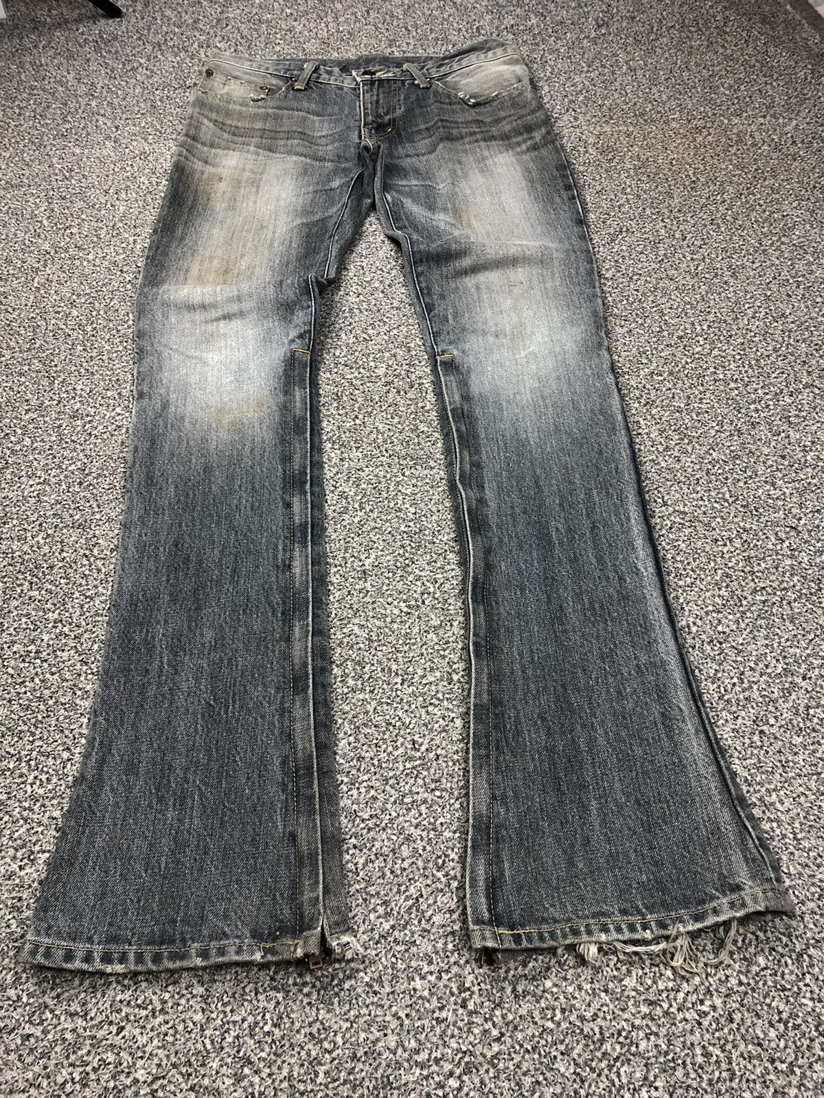 Hysteric Glamour Vintage Le Grande Bleu(L.G.B) Zipper Flare Jeans Size 32" / US 10 / IT 46 - 1 Thumbnail