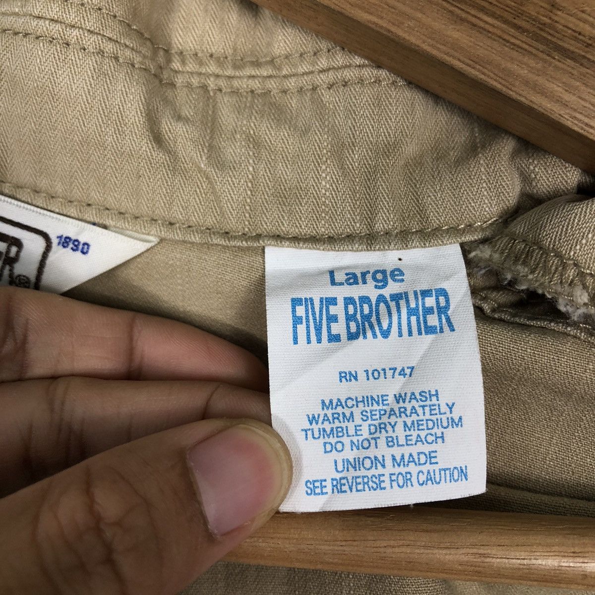FiveBrother × Japanese Brand 🔥Rich Brown - Long Fly Coats Double Breast Jacket Size US L / EU 52-54 / 3 - 14 Thumbnail