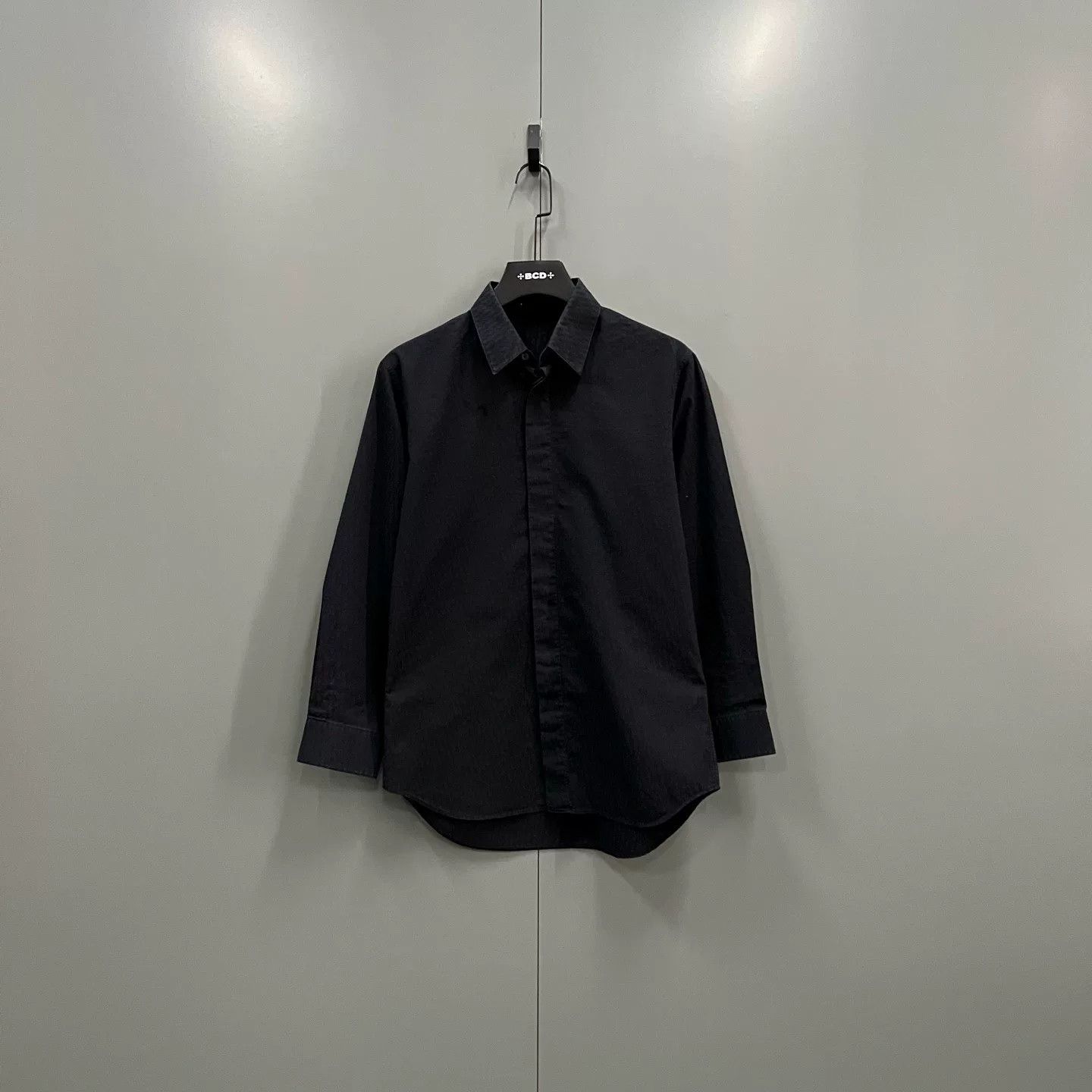 Dior black monogram print shirt by dior Size US M / EU 48-50 / 2 - 1 Thumbnail
