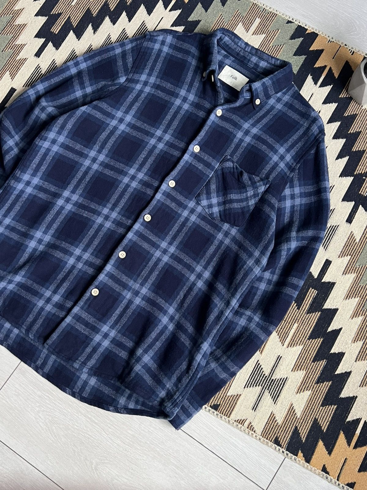 Folk Folk Flannel Shirt Size US M / EU 48-50 / 2 - 3 Thumbnail