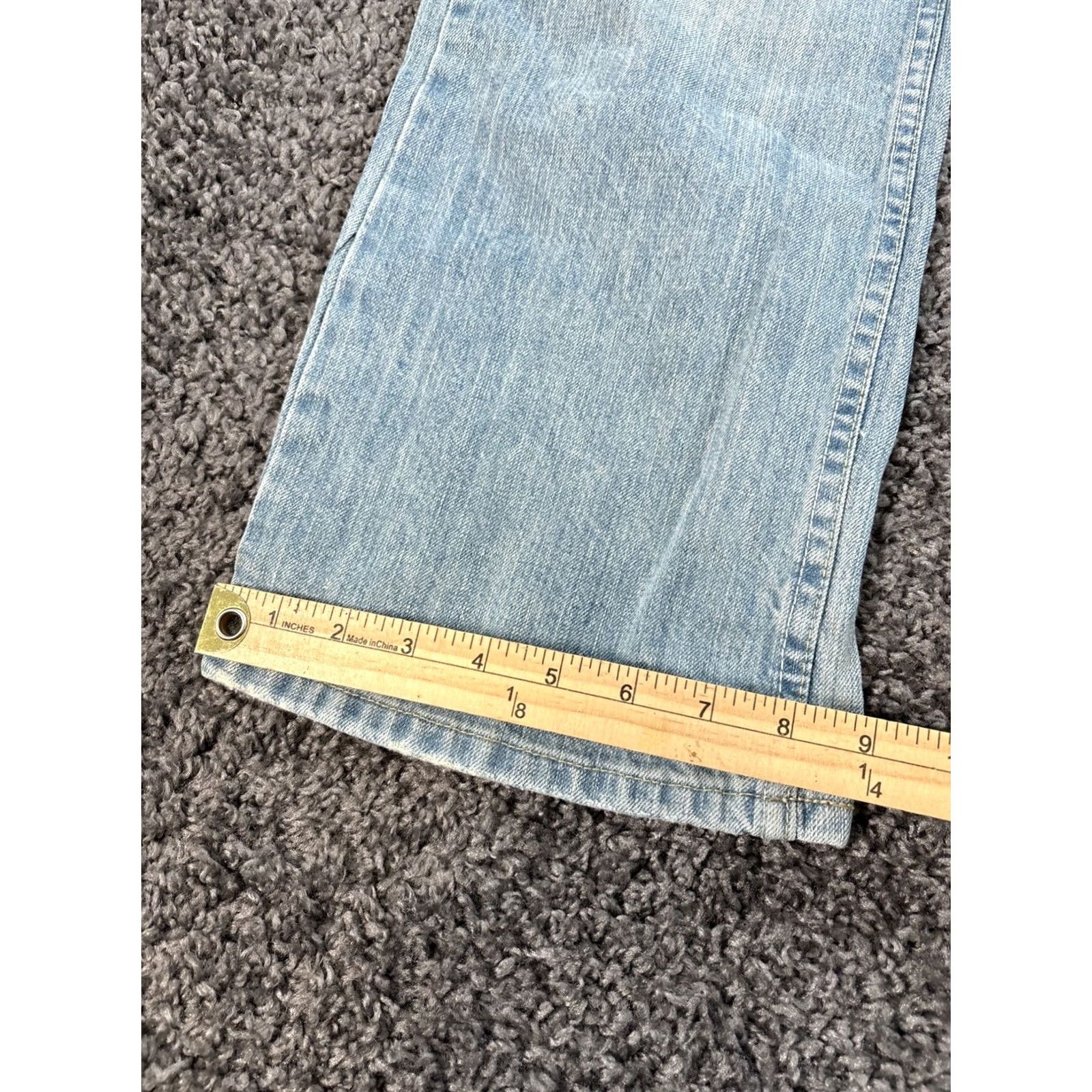 Vintage Urban Pipeline Jeans Mens 32x30 Blue Loose Straight Denim Workwear Light Wash Jeans Mens Regular 5-Pocket USA Classic Straight Logo Zipper Button Size US 32 / EU 48 - 3 Thumbnail
