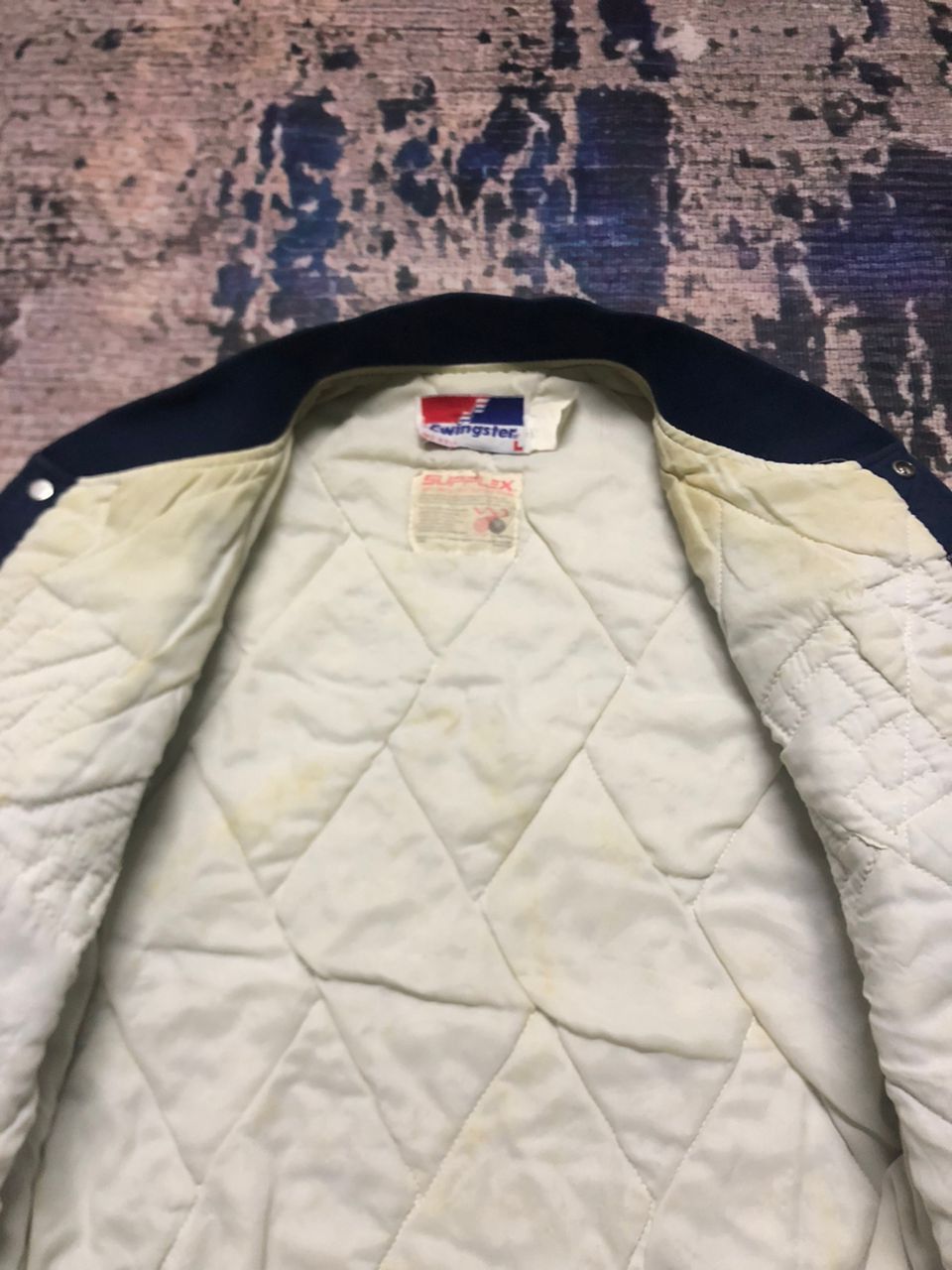Swingster Vintage Swingster Supplex New York Yankees Baseball Jacket Size US L / EU 52-54 / 3 - 13 Thumbnail