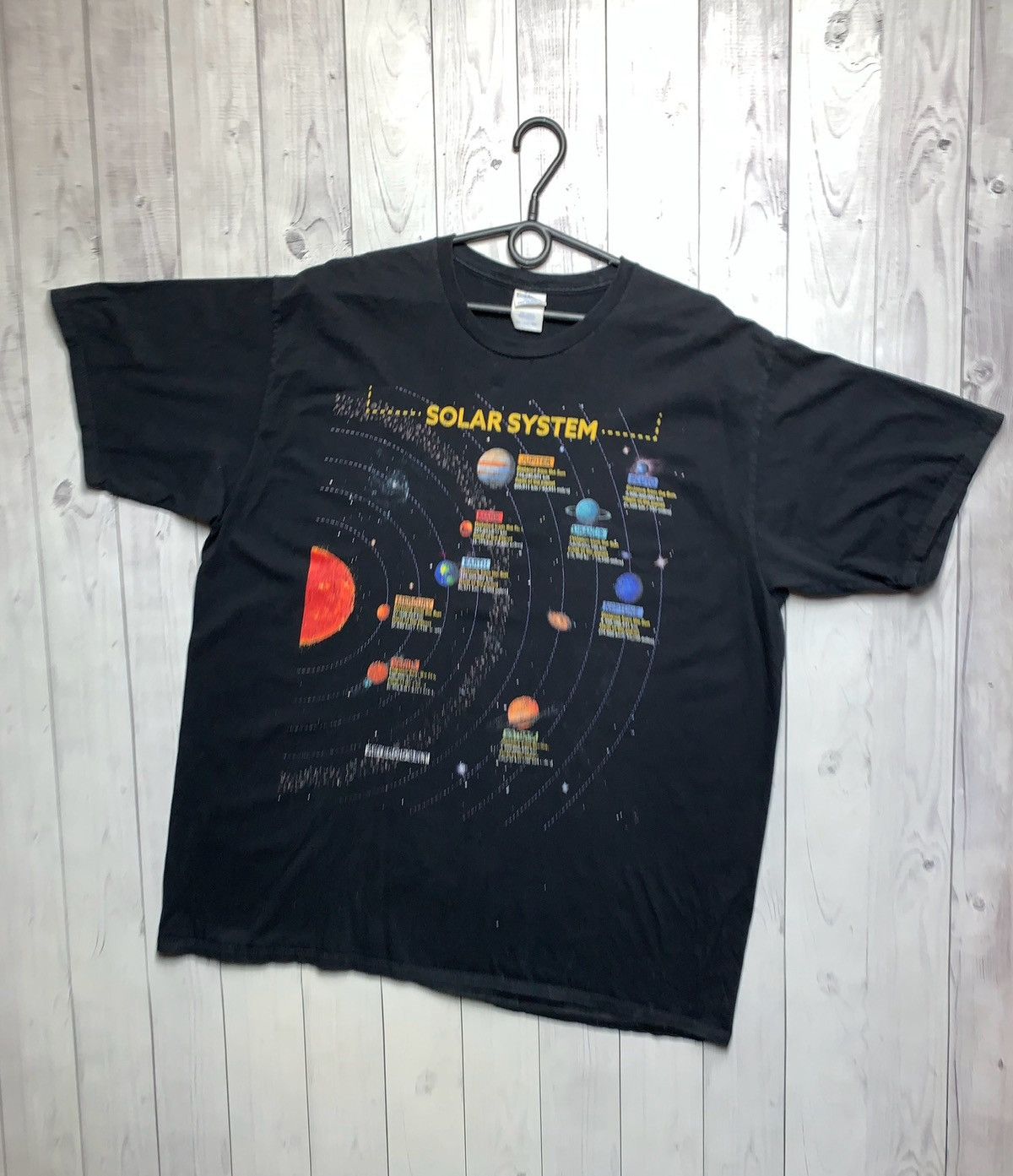 Vintage Vintage art tee solar system Rare logo planet Space rare Size US XL / EU 56 / 4 - 1 Thumbnail