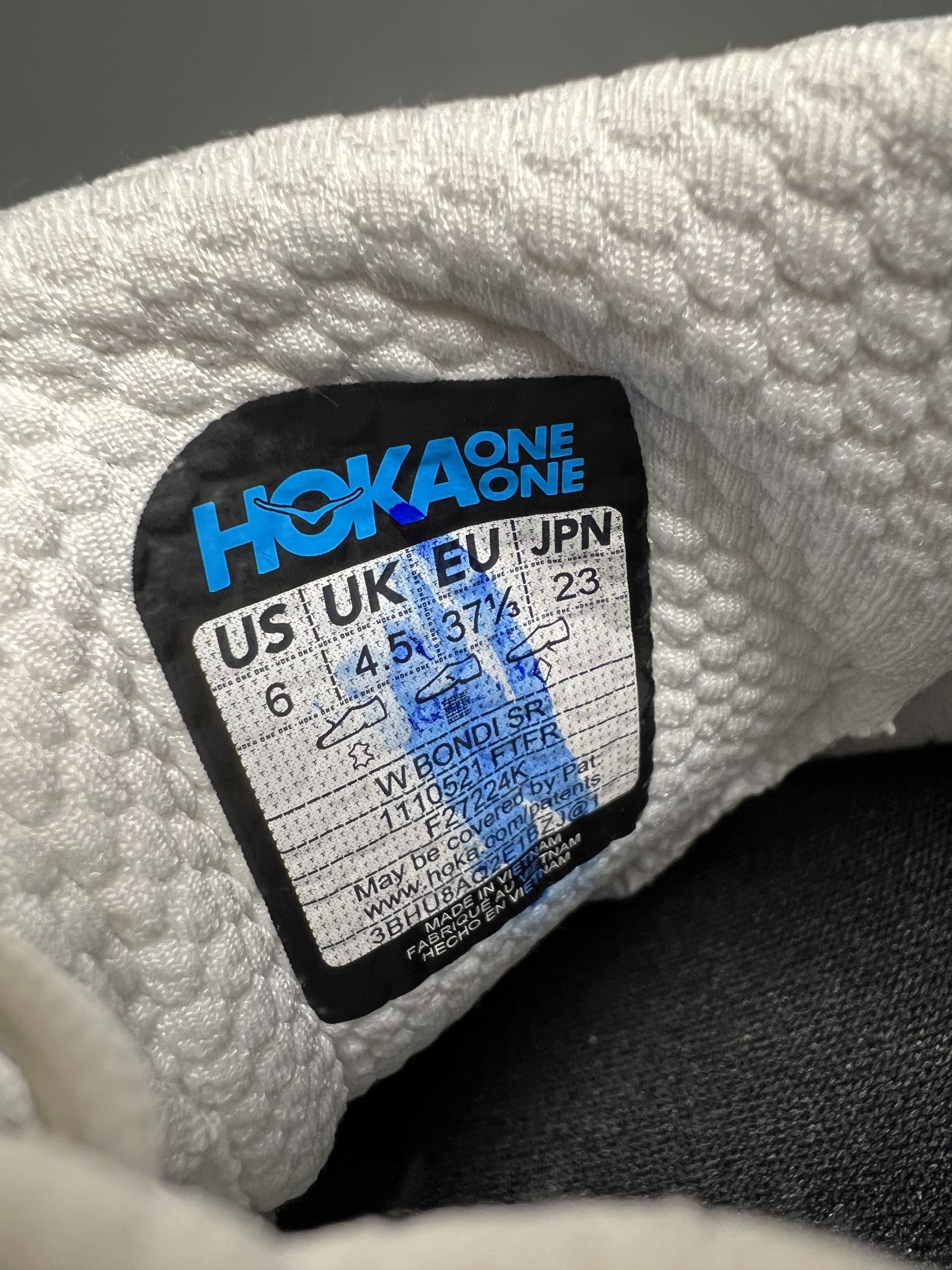 Hoka Hoka Bondi SR 'Frost' Running Shoes Walking Gym Training Size US 6 / IT 36 - 10 Thumbnail