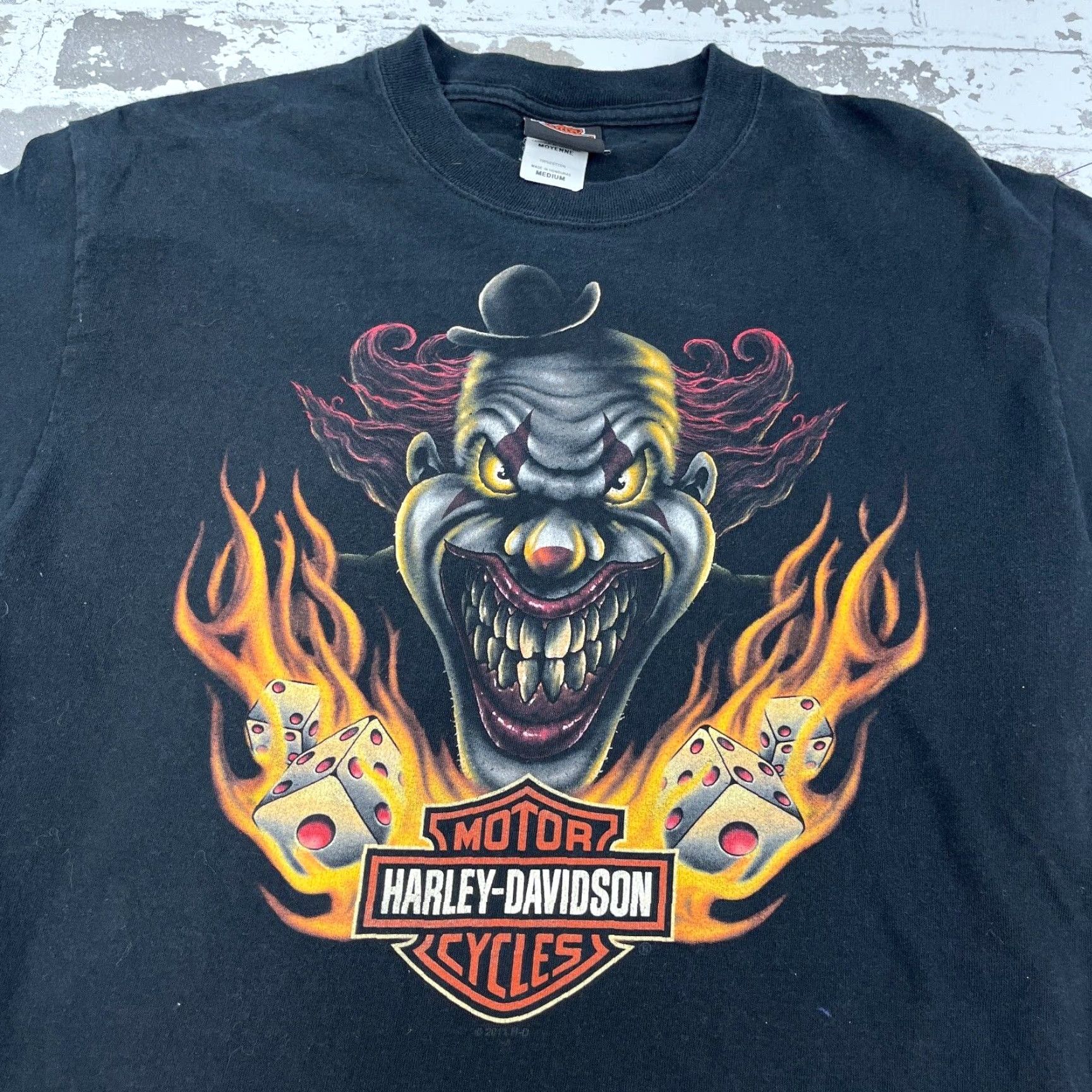 Harley Davidson Vintage Harley-Davidson T-Shirt Men Medium Black 80s Biker Logo Graphic Casual Size US M / EU 48-50 / 2 - 2 Thumbnail